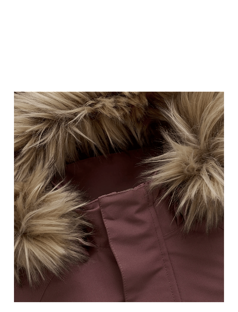 En Fant - Snowsuit W. Fake Fur - vinteroveraller - rose taupe - 2
