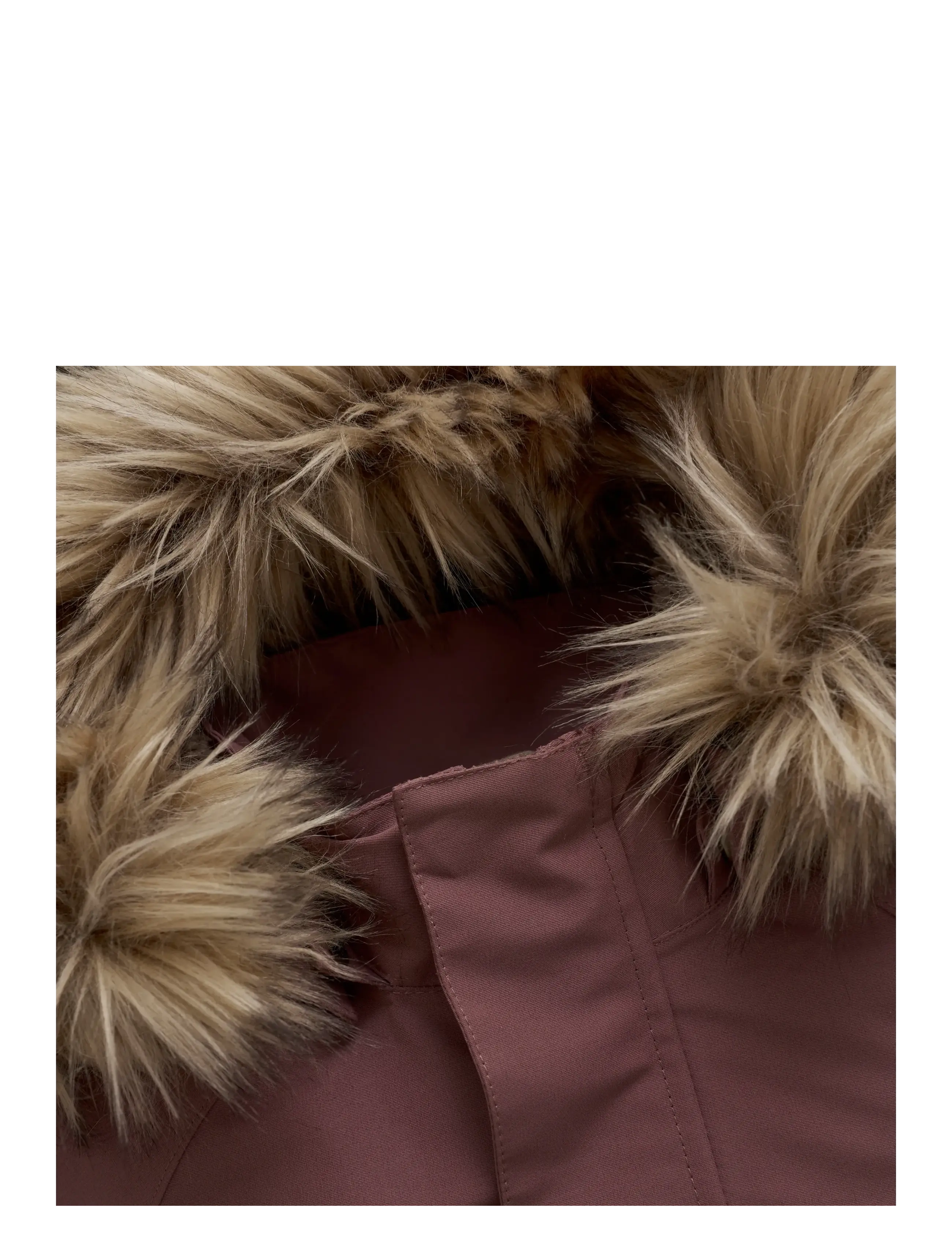 En Fant - Snowsuit W. Fake Fur - snowsuit - rose taupe - 2