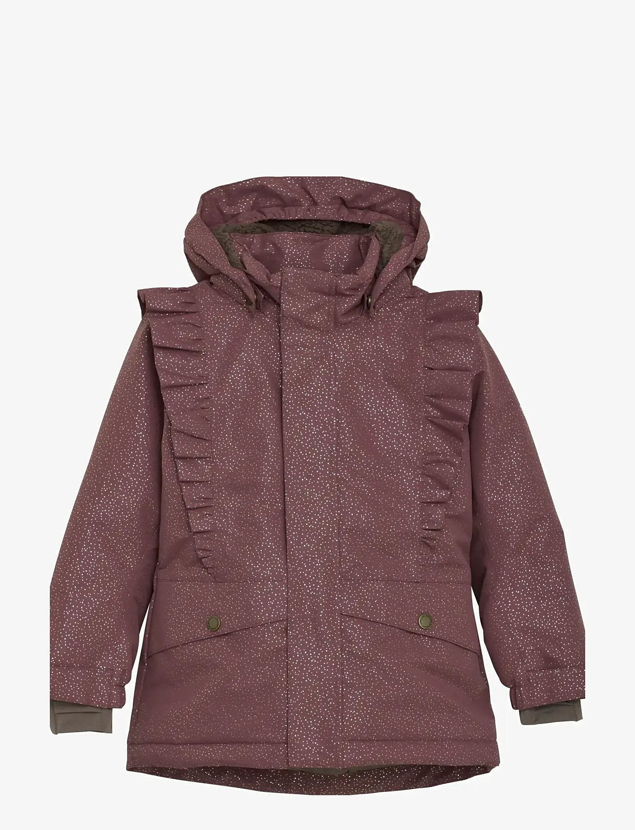 En Fant - Jacket W. Frills AOP - suusajoped - rose taupe - 0