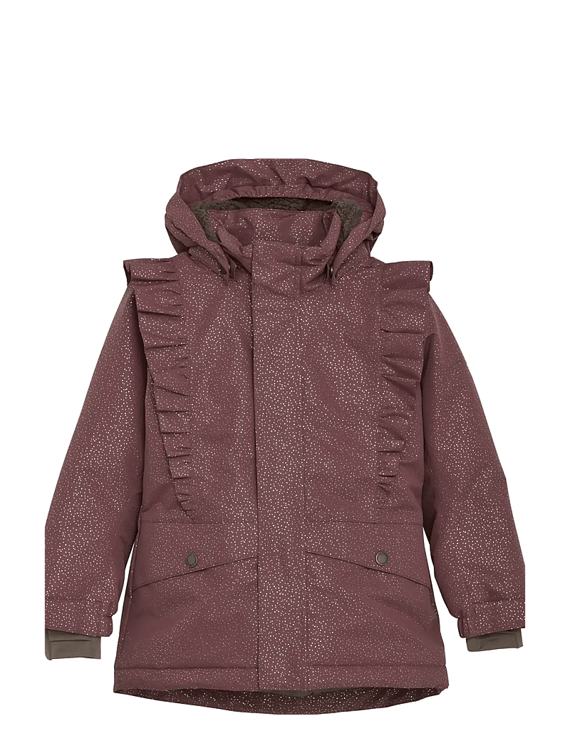 En Fant - Jacket W. Frills AOP - skijakker - rose taupe - 0
