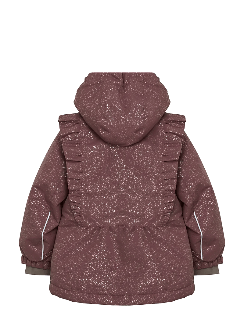 En Fant - Jacket W. Frills AOP - skijakker - rose taupe - 1