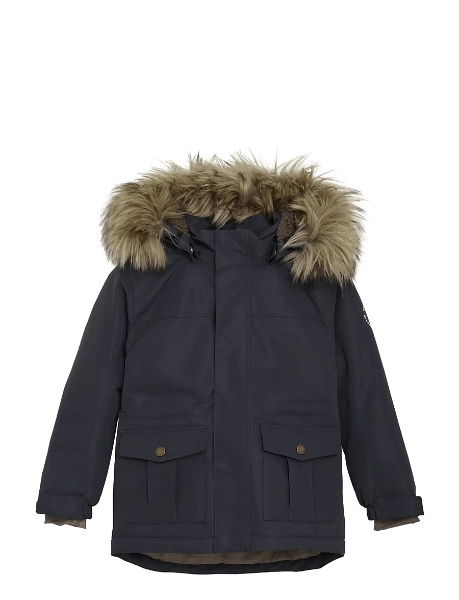 En Fant - Jacket Solid - parkas - ebony - 0