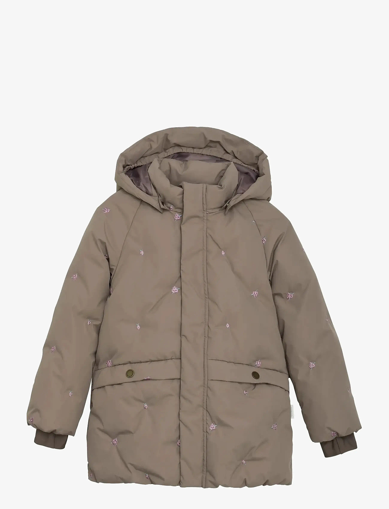 En Fant - Jacket Puffer W. Embroidery - fungi - 0