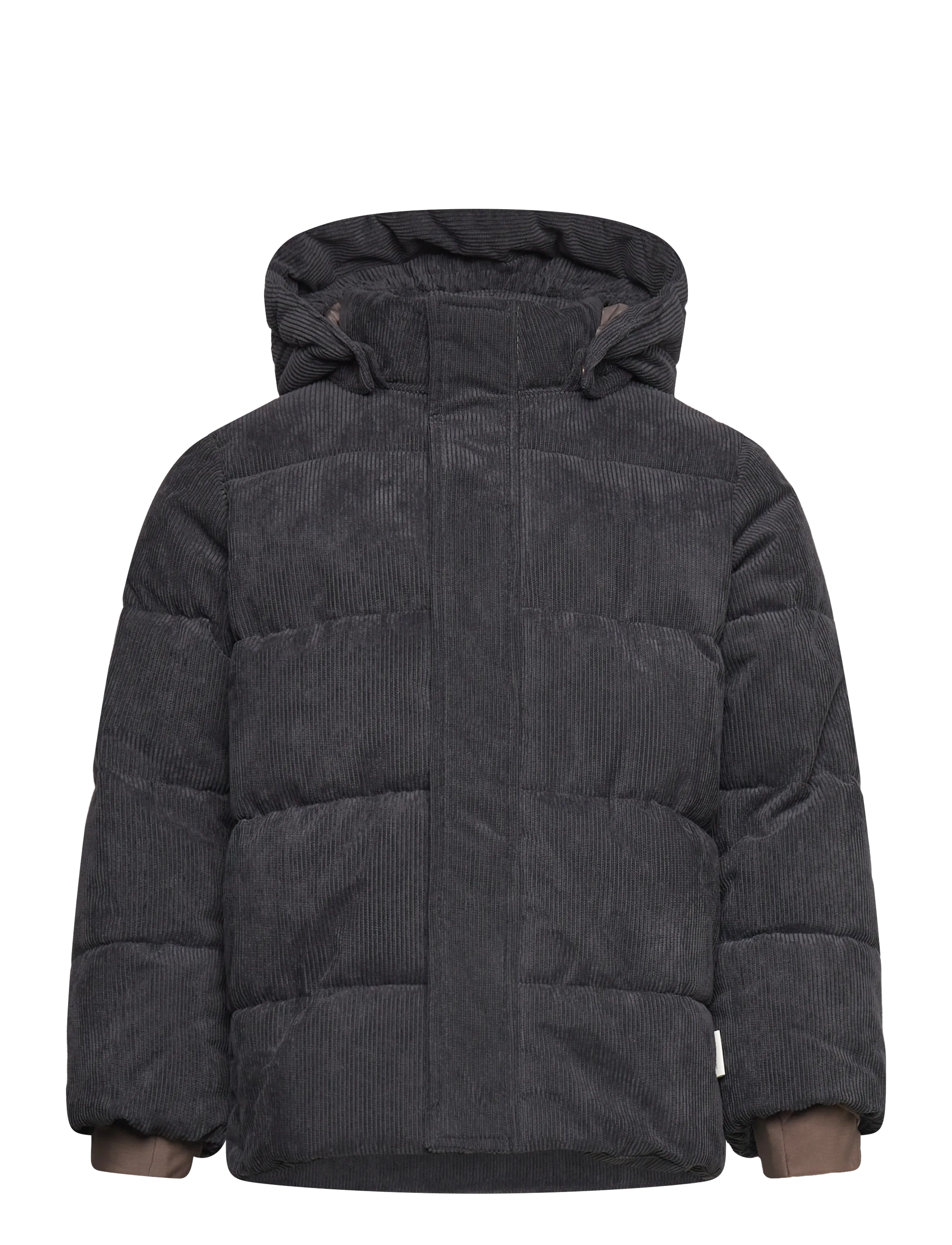 En Fant Jacket Puffer, Corduroy - Baby 44-92 - EBONY / grey