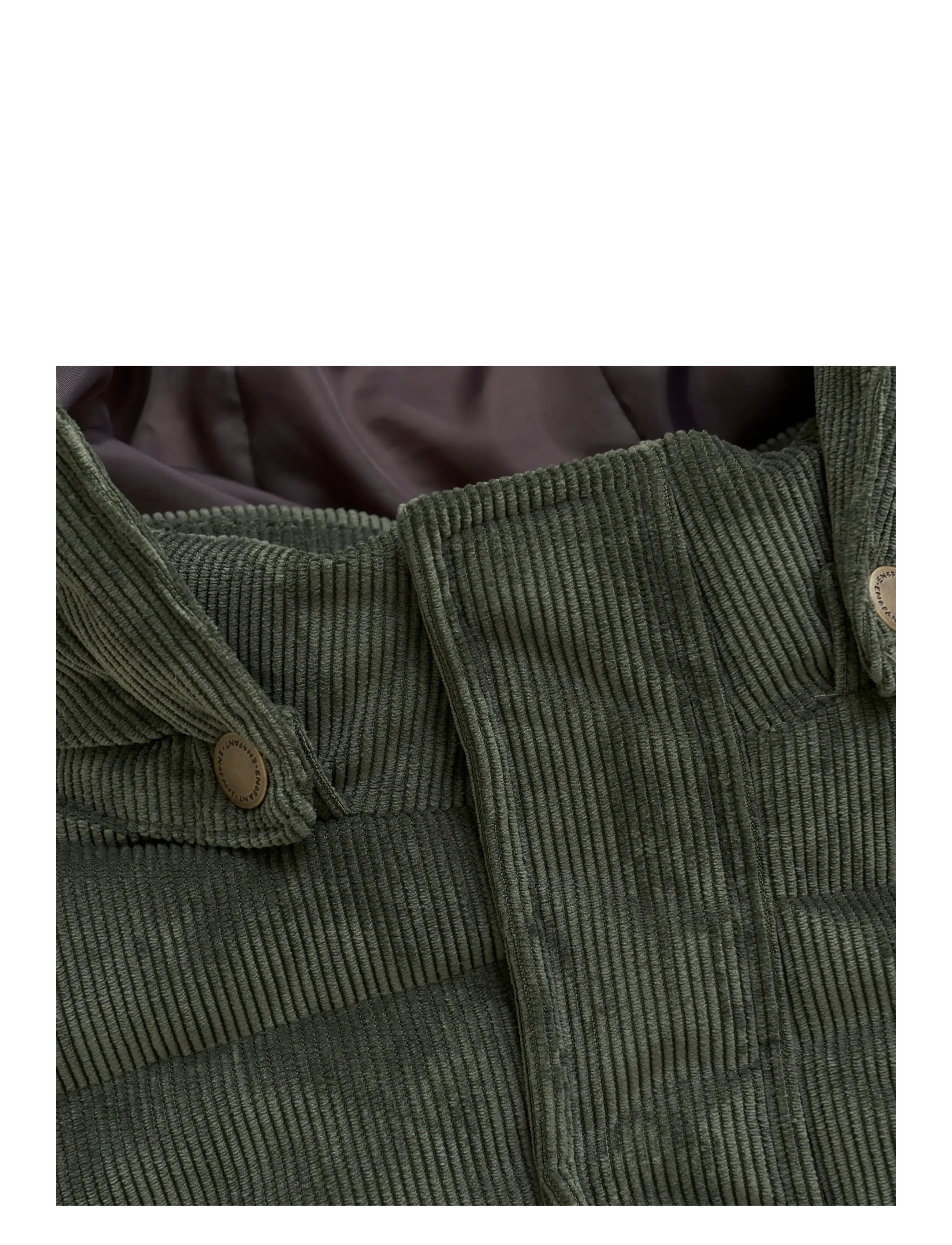 En Fant - Jacket Puffer, Corduroy - kambaba - 2