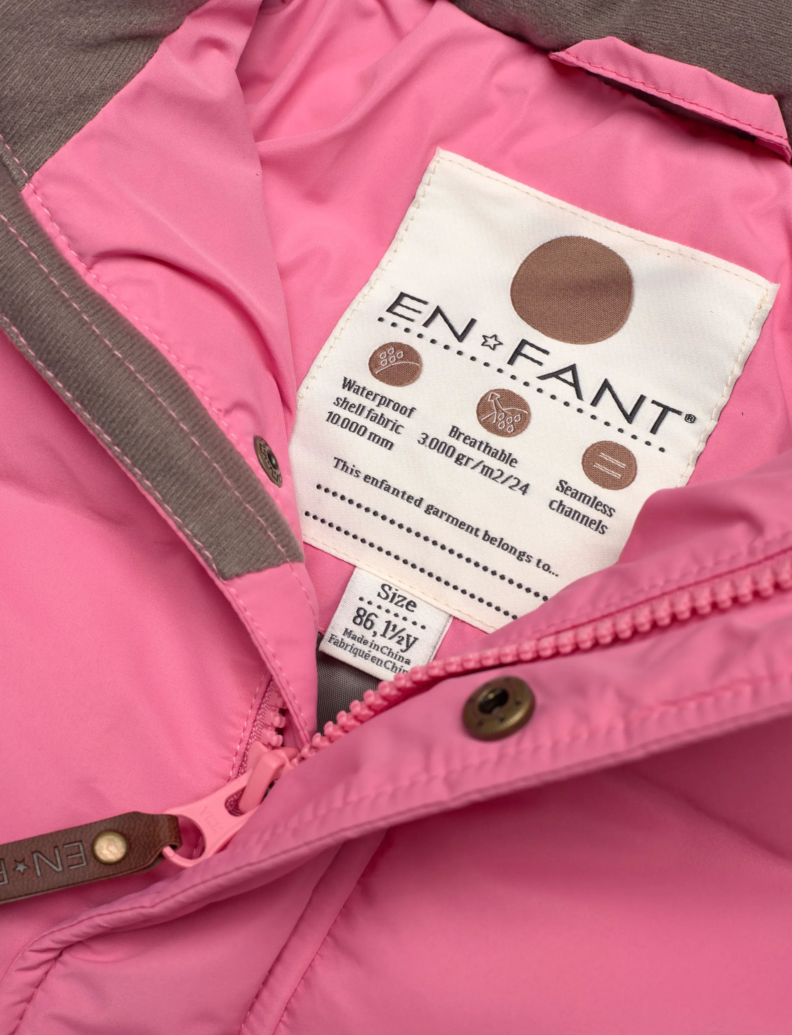 En Fant - Jacket Quilt, Solid - sügisjakid - confetti - 2