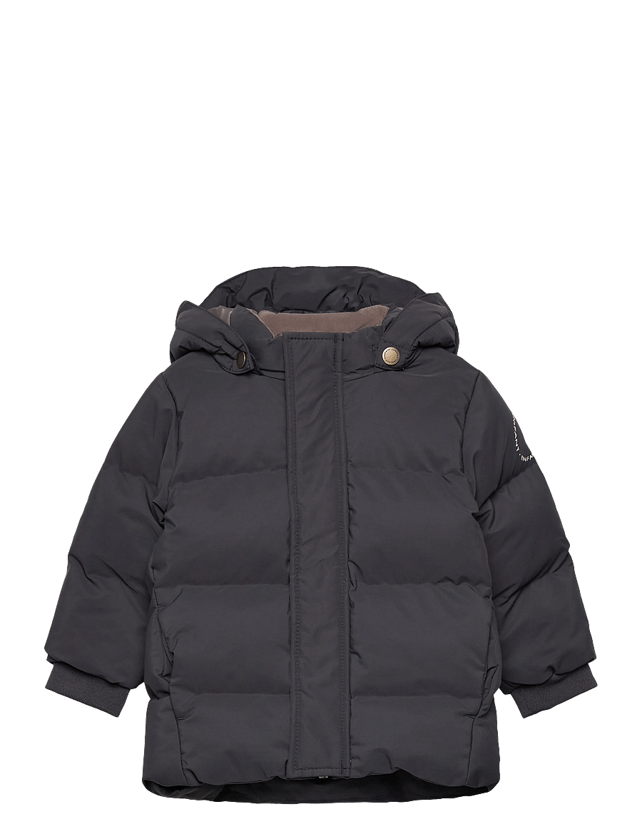 En Fant - Jacket Quilt, Solid - vinterjackor - ebony - 1
