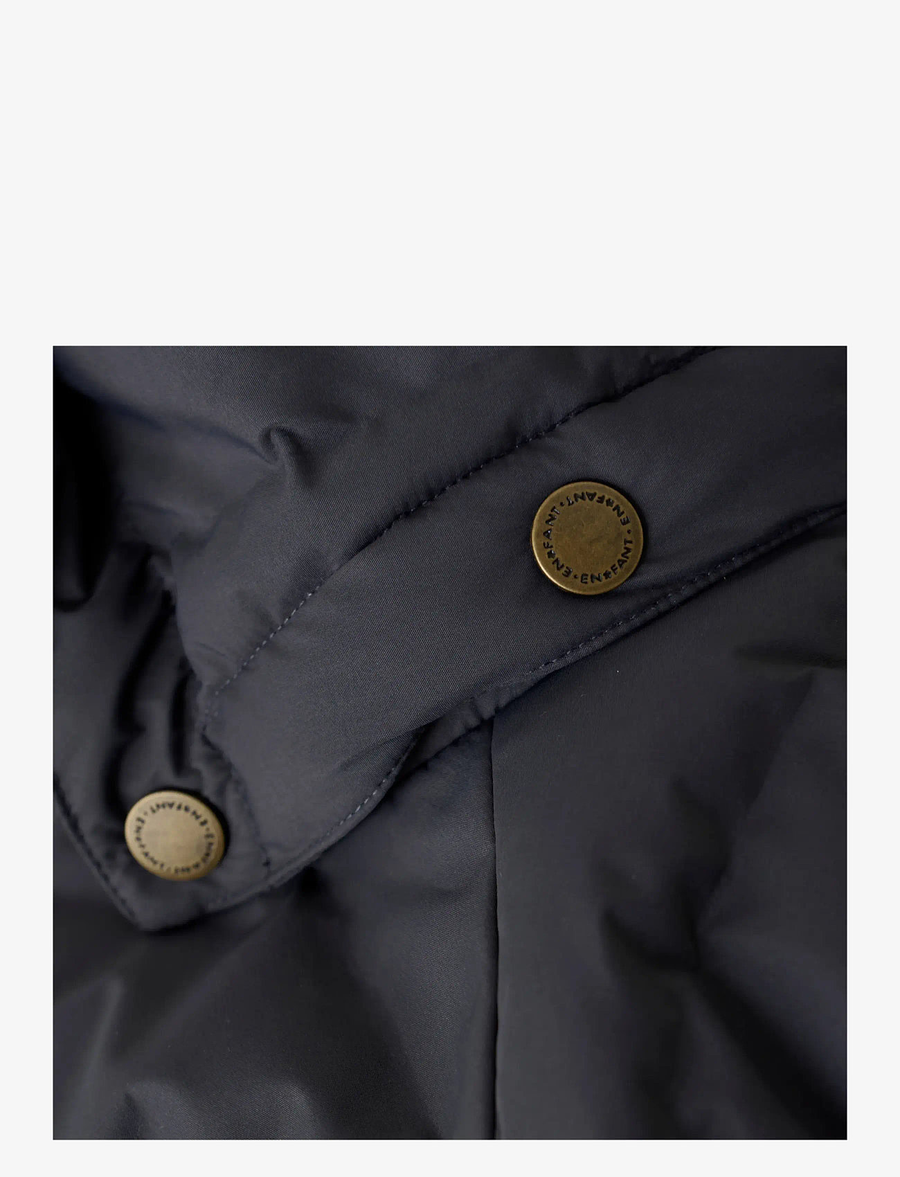 En Fant - Jacket Quilt, Solid - quilted jackets - ebony - 3