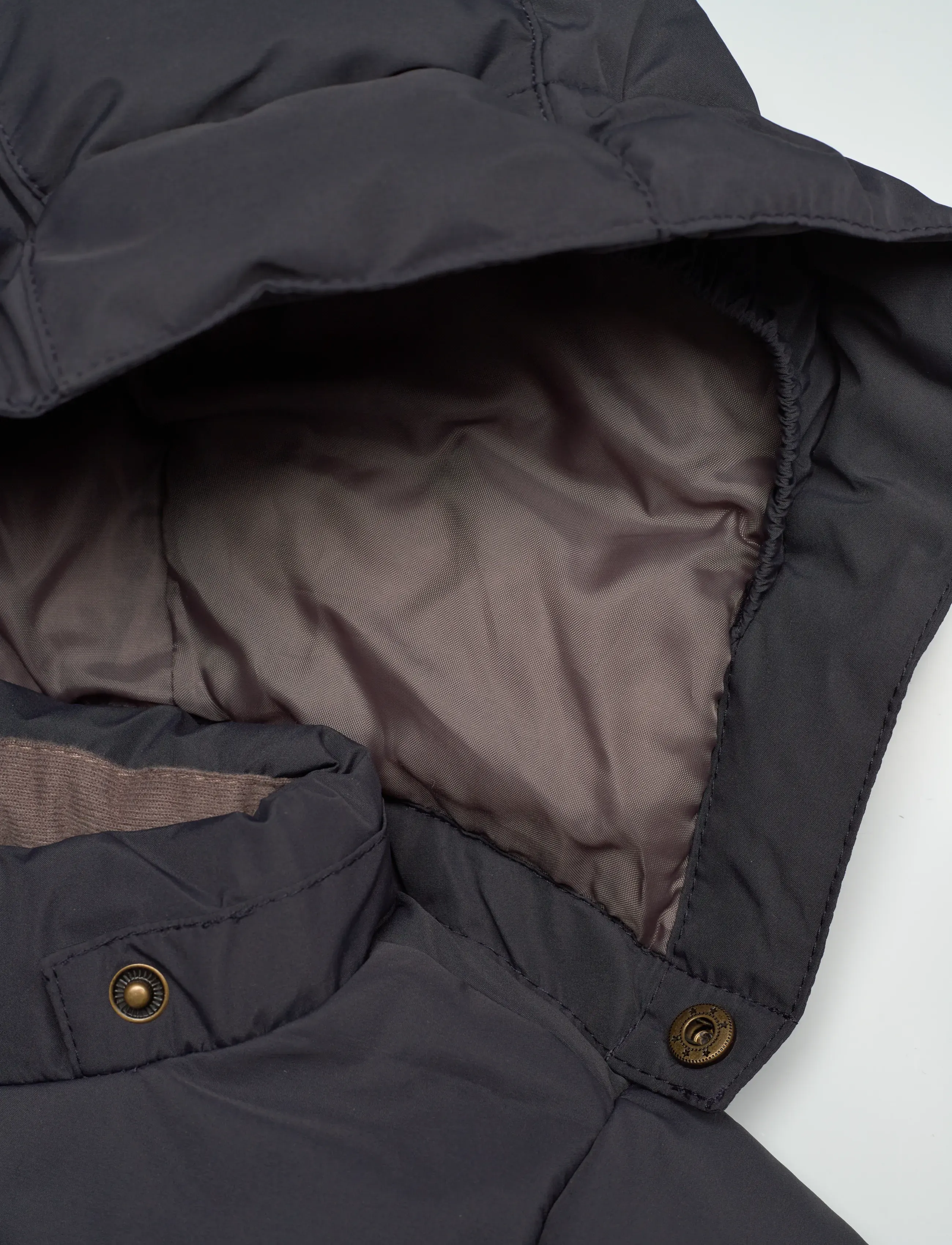 En Fant - Jacket Quilt, Solid - vinterjackor - ebony - 4