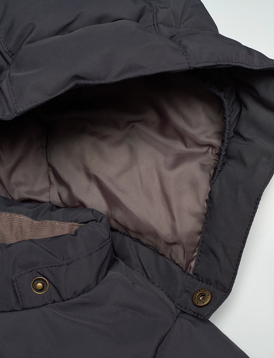 En Fant - Jacket Quilt, Solid - vinterjackor - ebony - 4