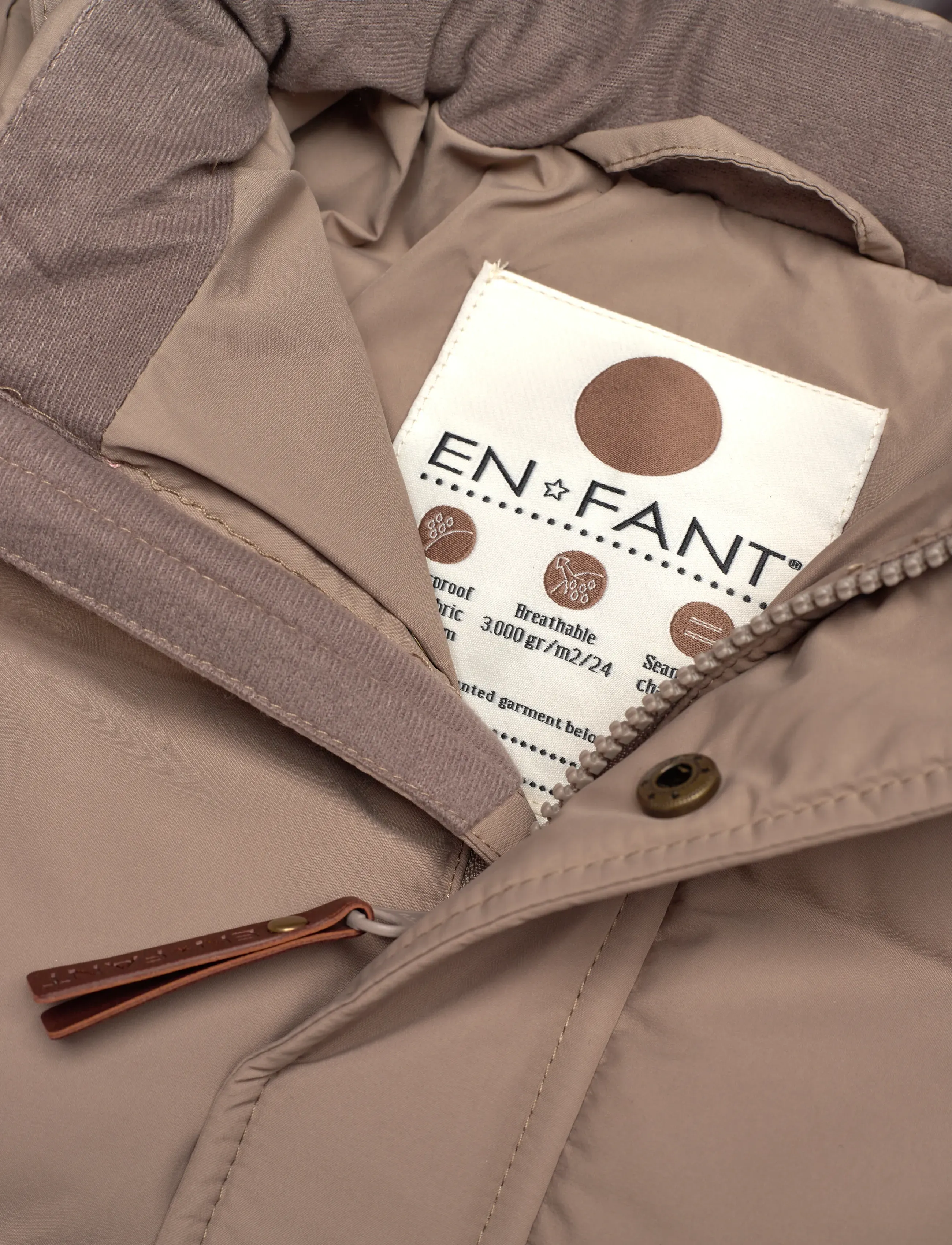 En Fant - Jacket Quilt, Solid - efterårsjakker - fungi - 2