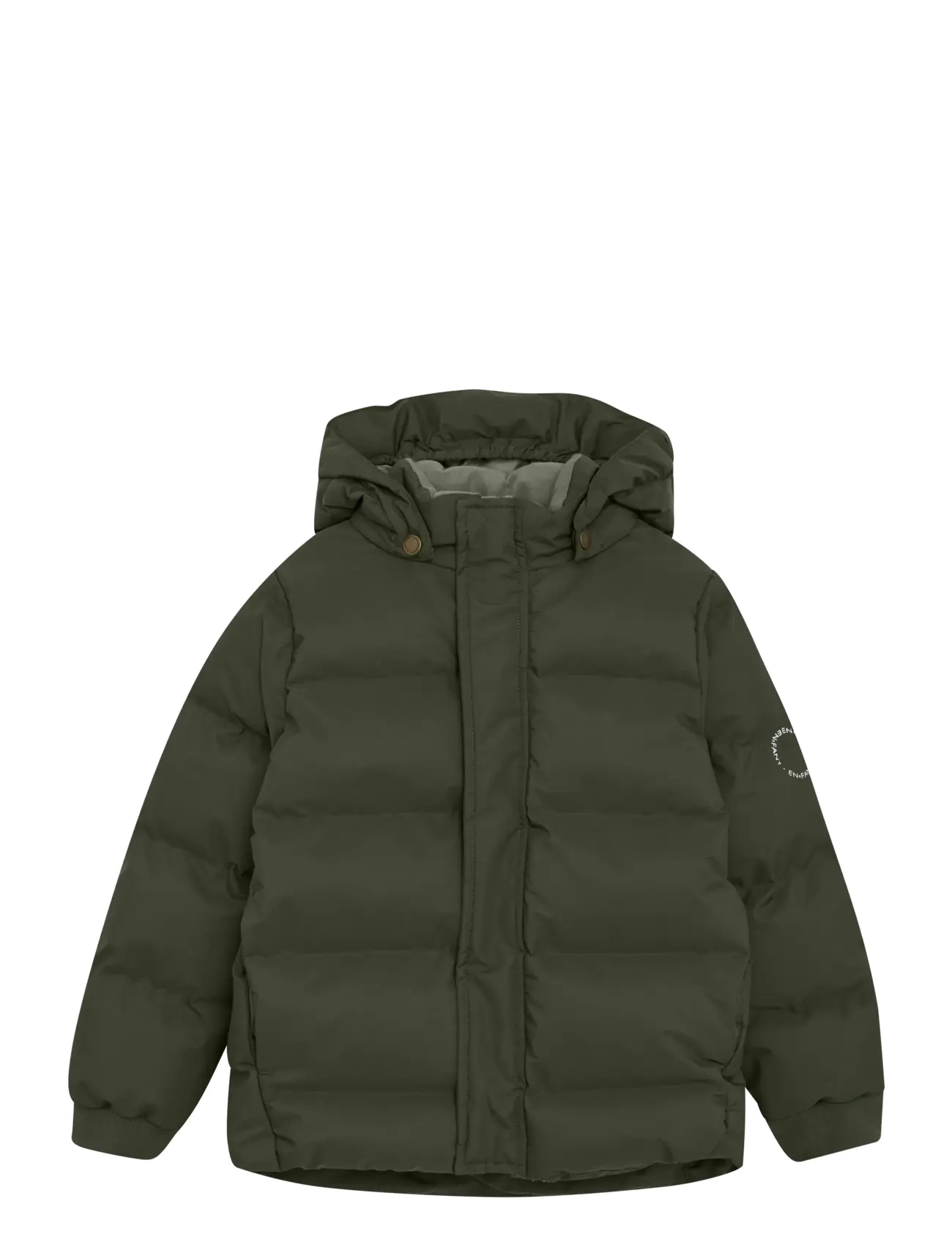 En Fant Jacket Quilt, Solid, 80, Green, Jakker Og Frakker > Puffer Og Vatterede, Børn