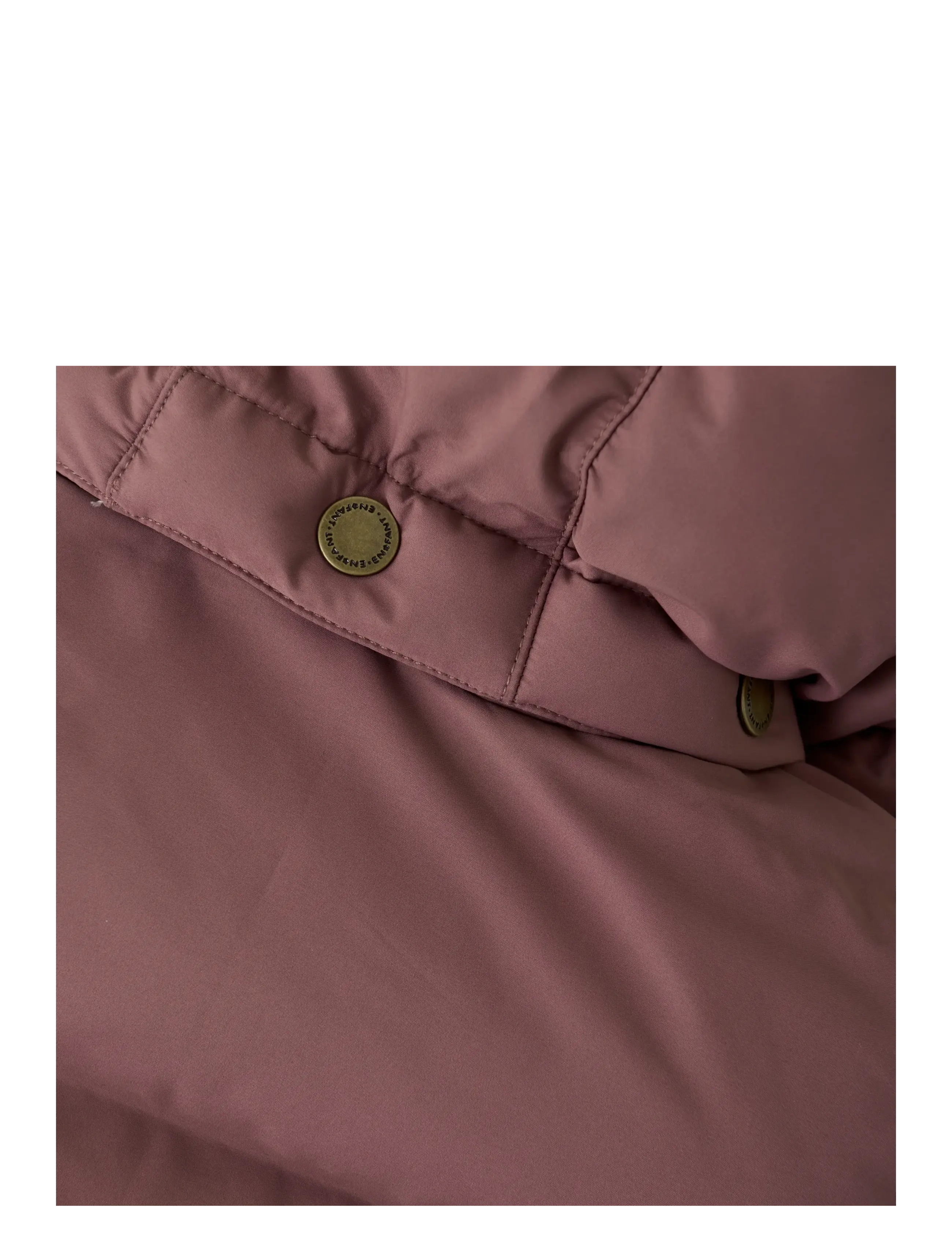 En Fant - Jacket Quilt, Solid - efterårsjakker - rose taupe - 2