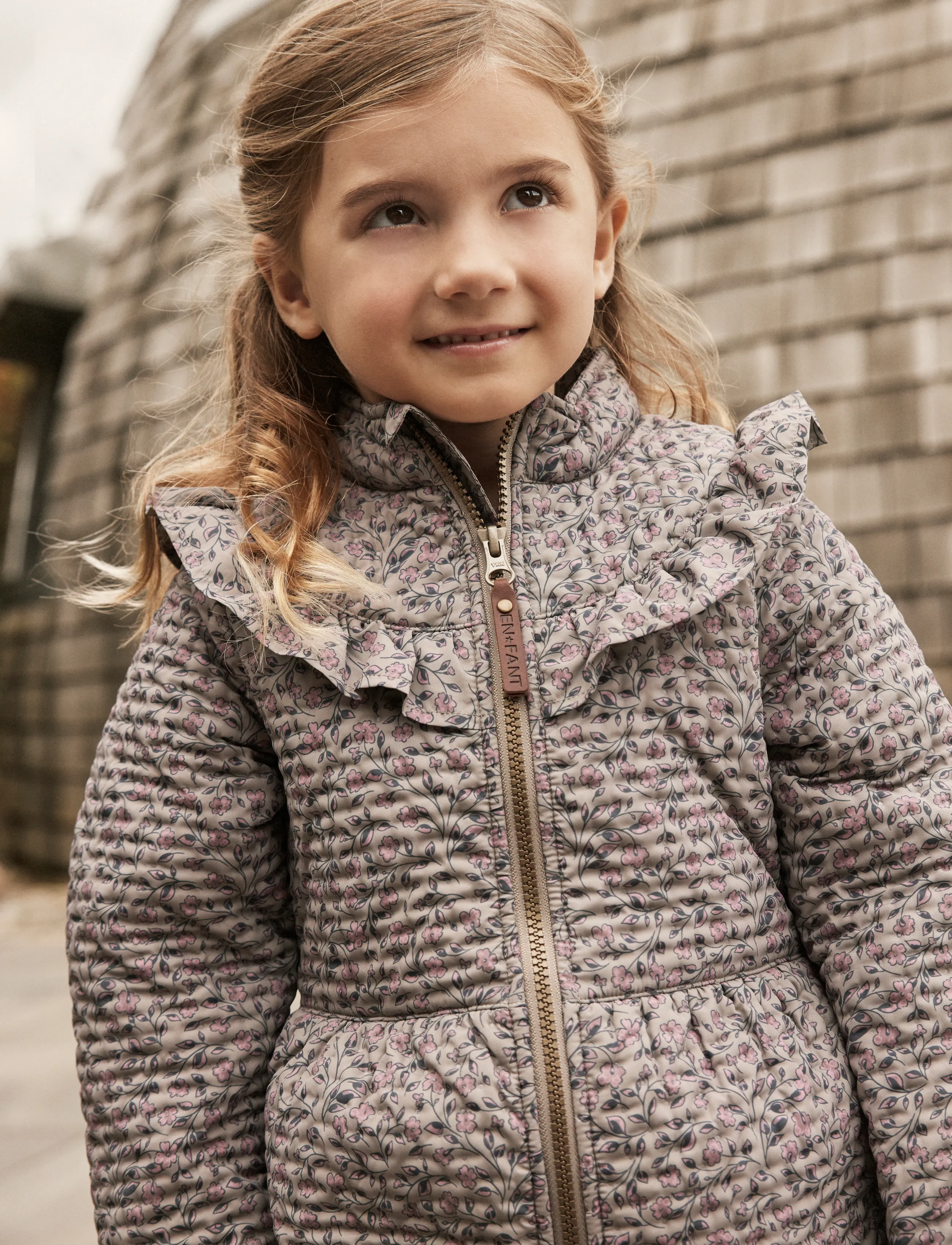 En Fant - Thermal Set W. Frills, AOP - fungi - 5