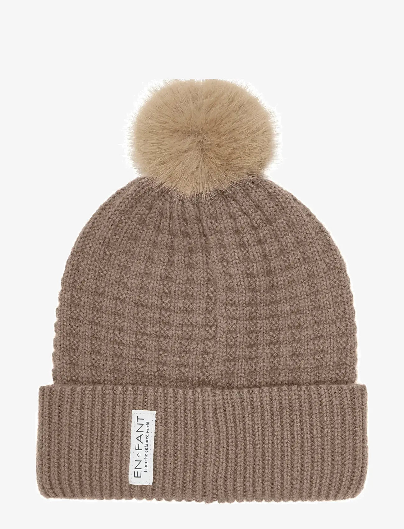 En Fant - Beanie w. fake fur w. Lining - beanies - fungi - 2