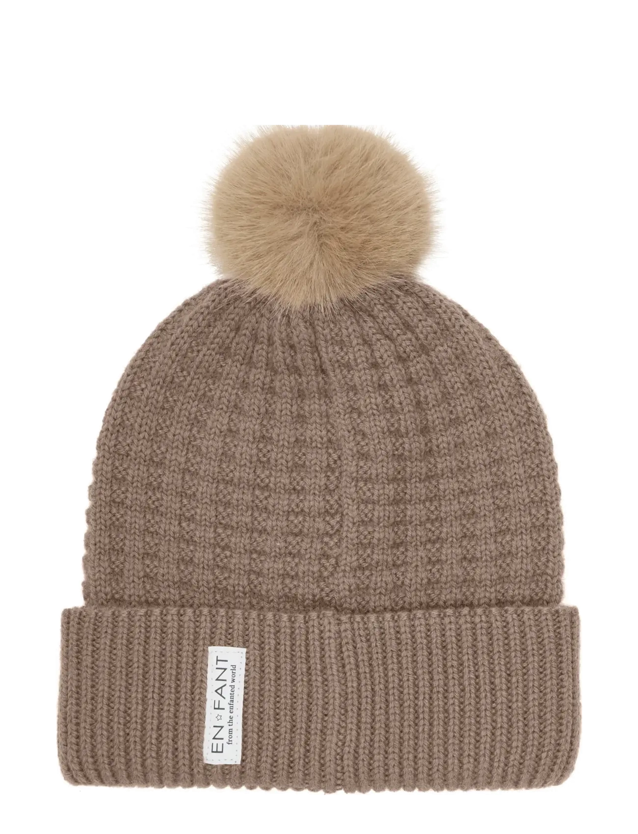 En Fant - Beanie w. fake fur w. Lining - beanies - fungi - 2