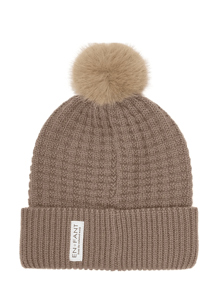 En Fant - Beanie w. fake fur w. Lining - beanies - fungi - 2