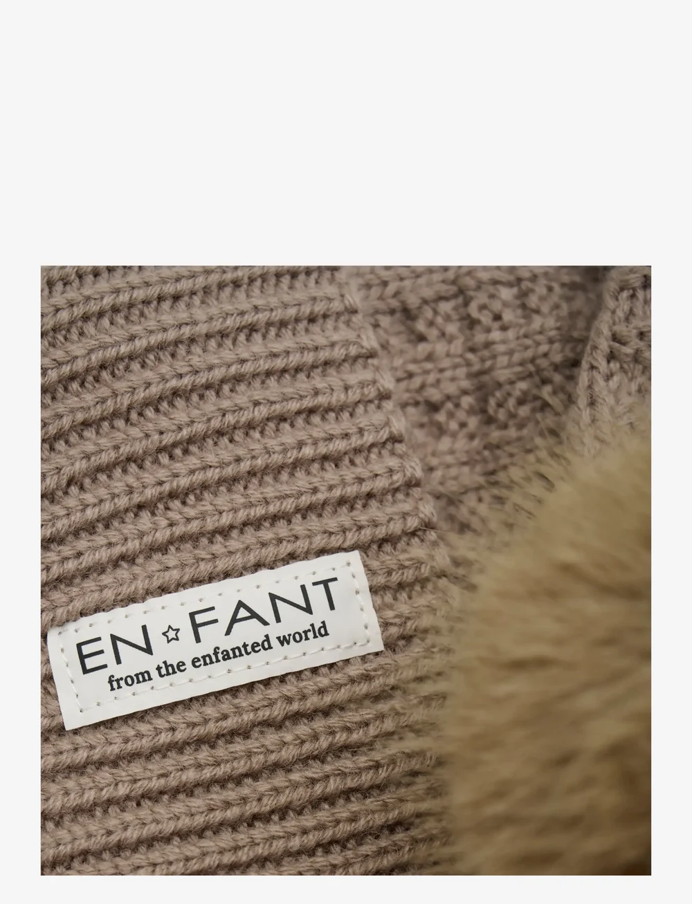En Fant - Beanie w. fake fur w. Lining - beanies - fungi - 3