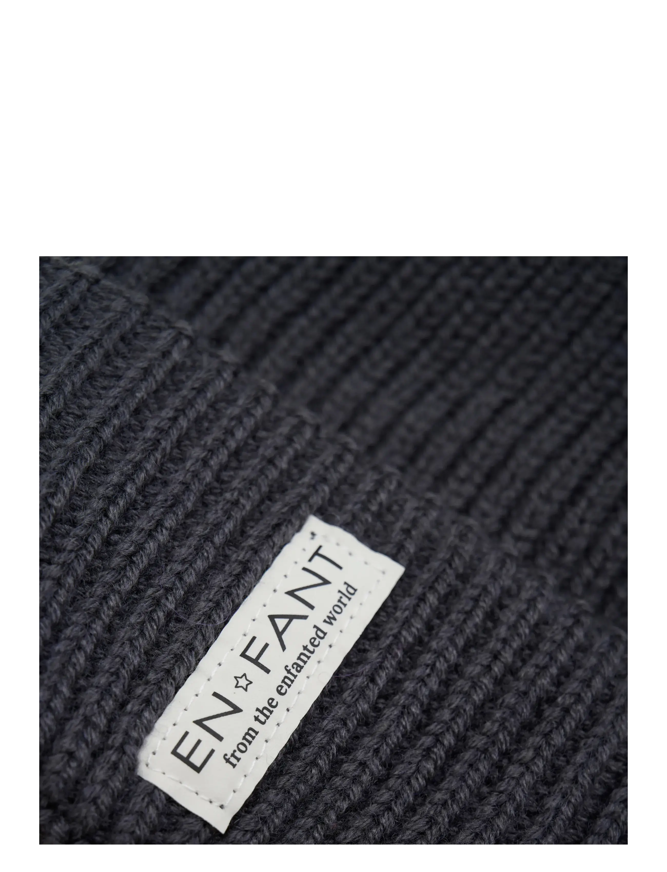 En Fant - Beanie w. Lining - „beanie" tipo kepurės - ebony - 2