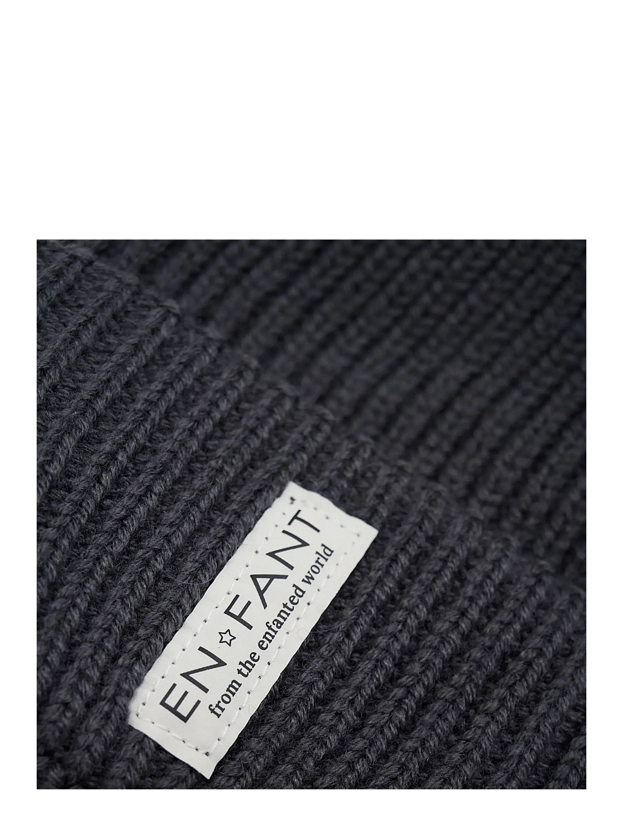 En Fant - Beanie w. Lining - „beanie" tipo kepurės - ebony - 2