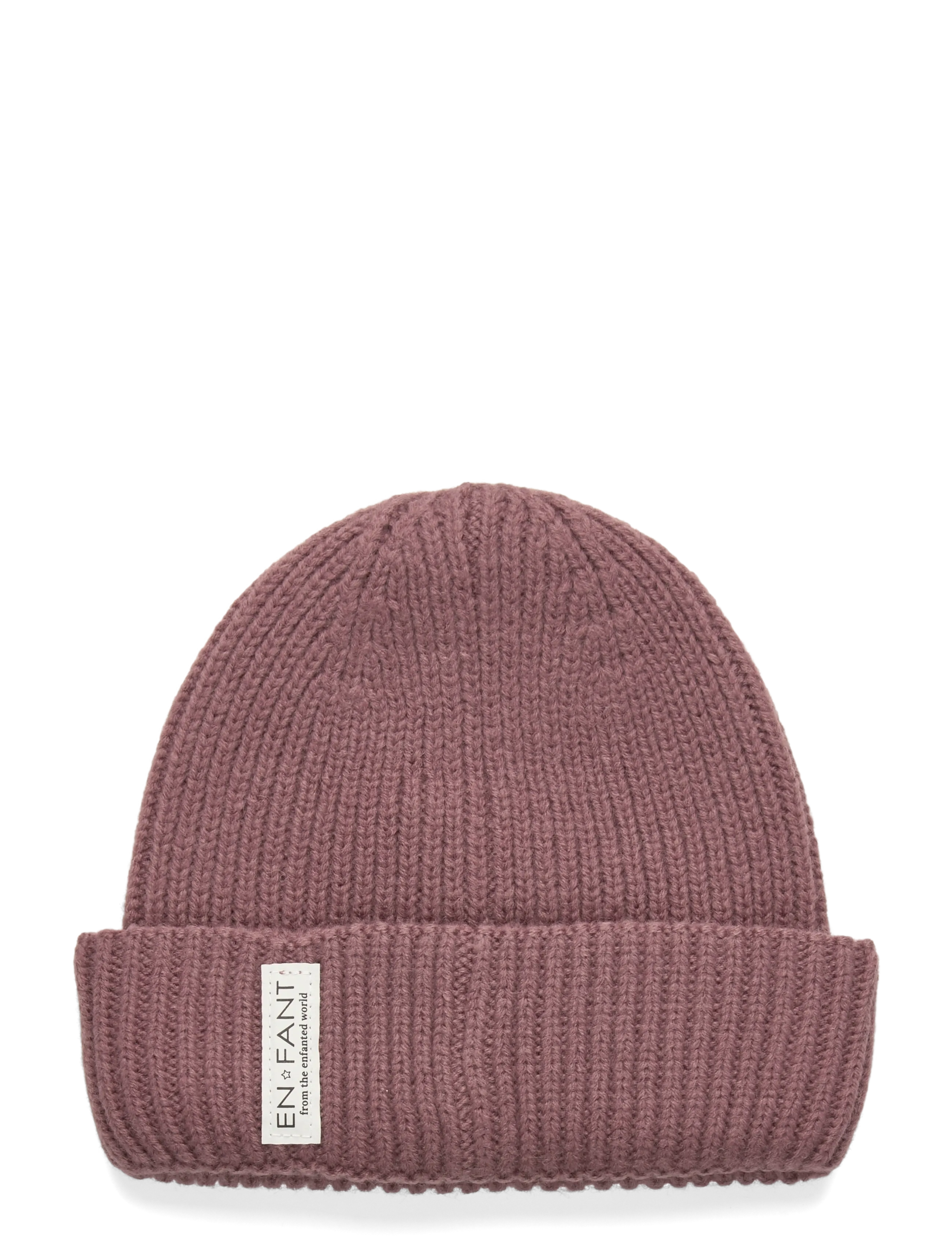 En Fant - Beanie w. Lining - beanies - rose taupe - 1