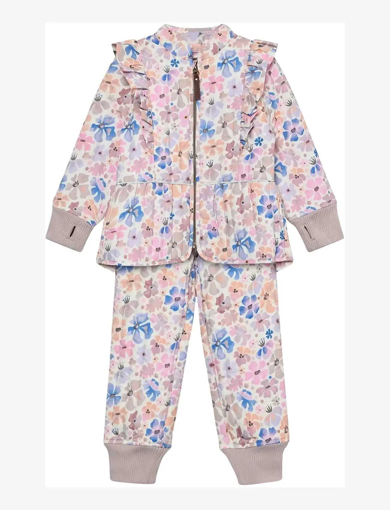 En Fant - Thermal Set, AOP - joggingsæt - cloud gray - 1