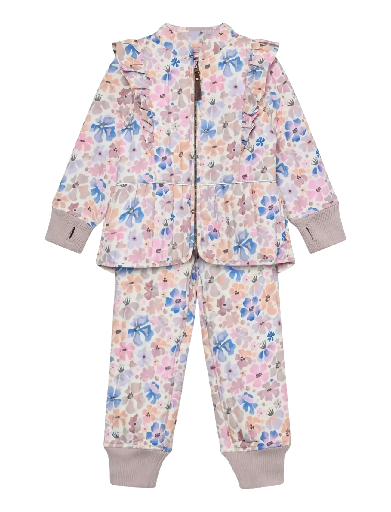 En Fant Thermal Set, AOP - Nieuwe Mode - CLOUD GRAY / multi