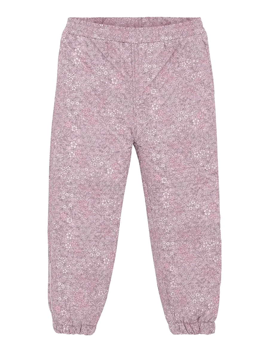 En Fant - Thermal Set W. Frills, AOP - termosæt - cloud gray - 2