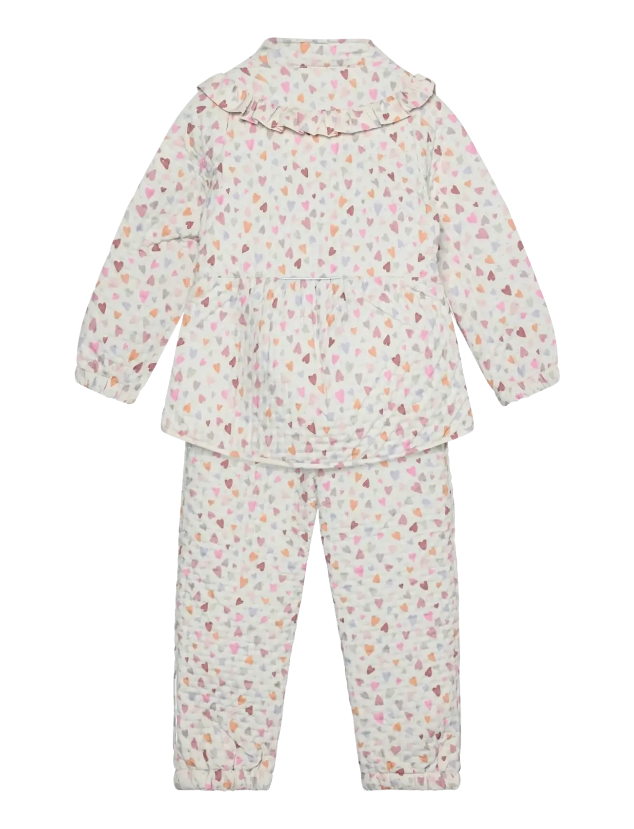 En Fant - Thermal Set W. Frills, AOP - thermo-sets - eggnog - 1
