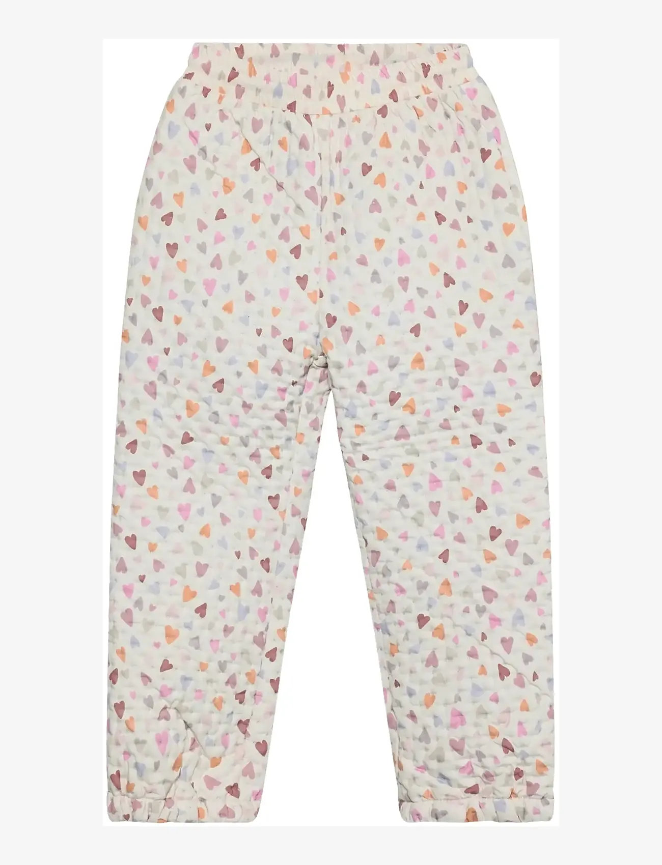 En Fant - Thermal Set W. Frills, AOP - termosæt - eggnog - 2