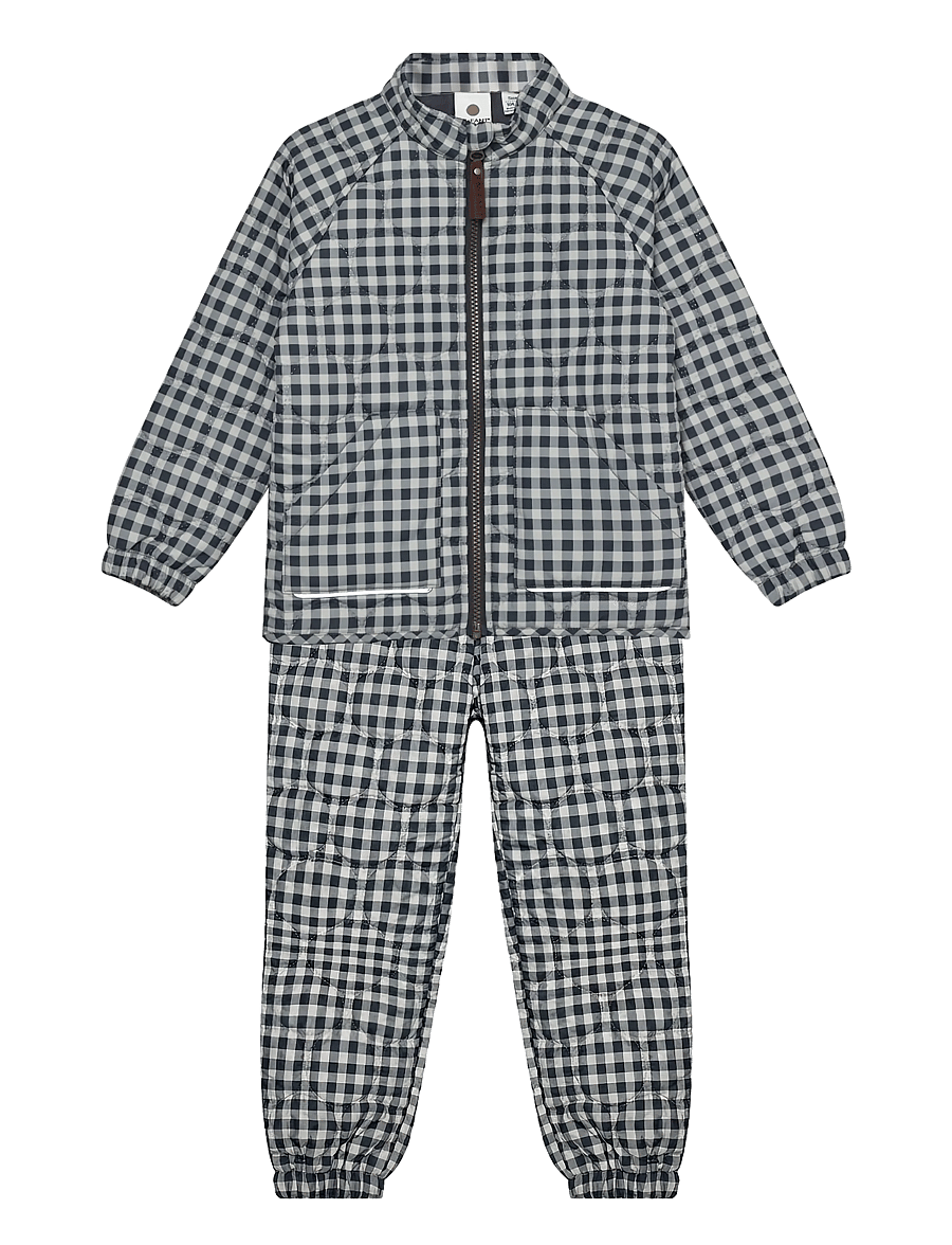 En Fant - Thermal Set Soft, AOP - termoställ - ebony - 0