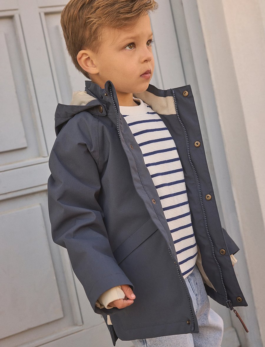 En Fant - Jacket Solid - regnjakker - ebony - 0