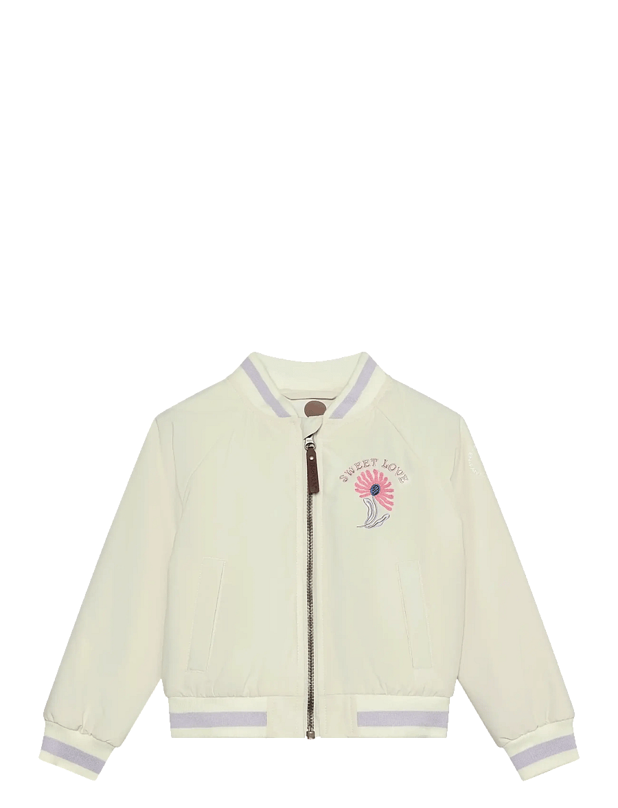 En Fant - Bomber Jacket W. Embroidery - bomberjackor - purple heather - 1