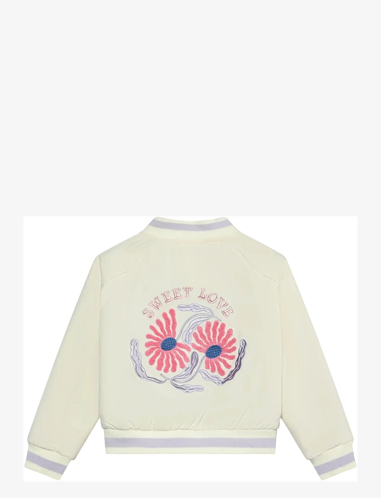 En Fant - Bomber Jacket W. Embroidery - bomber jackets - purple heather - 2