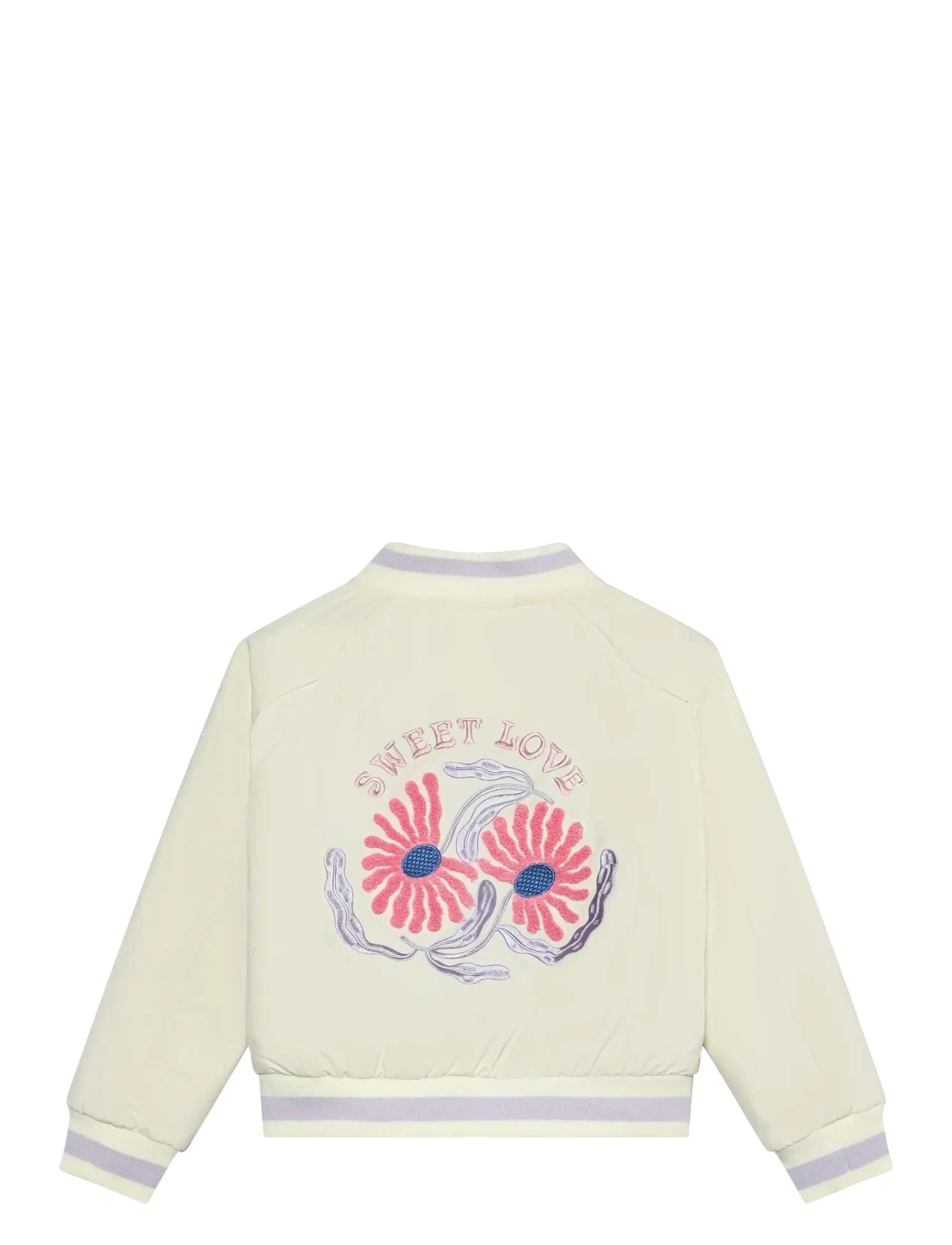 En Fant - Bomber Jacket W. Embroidery - bomberjackor - purple heather - 2