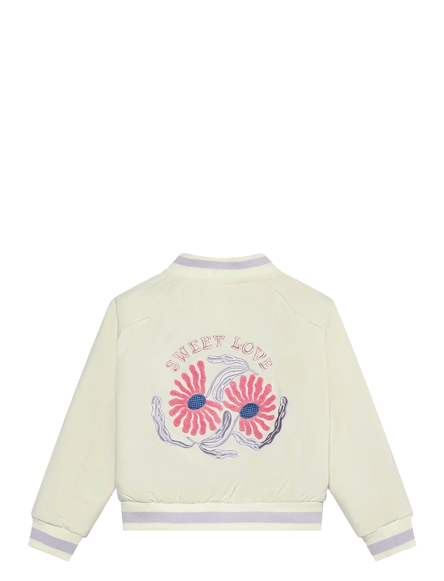 En Fant - Bomber Jacket W. Embroidery - bomberjackor - purple heather - 2