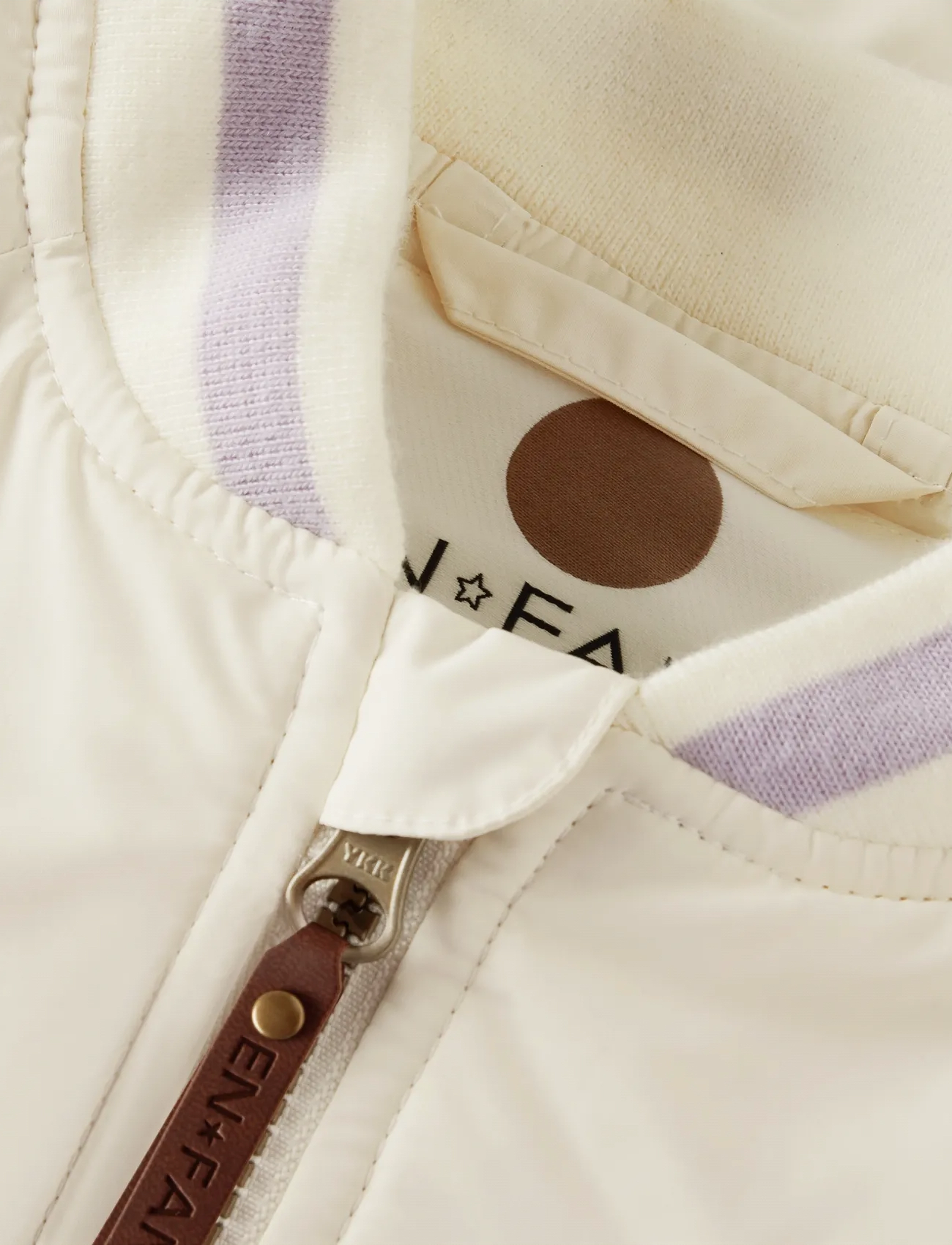 En Fant - Bomber Jacket W. Embroidery - bomberjackor - purple heather - 4