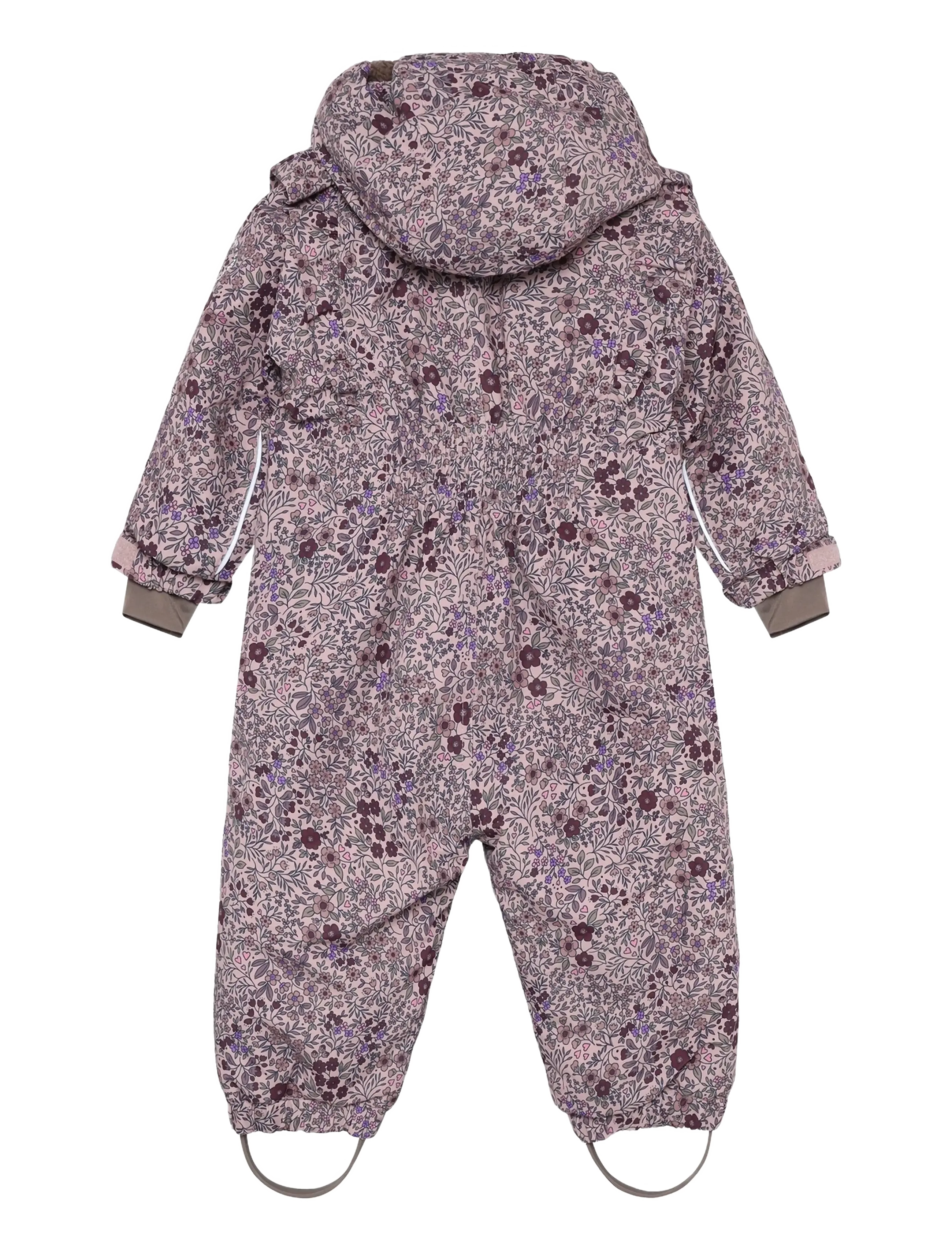 En Fant - Baby Snowsuit W. Frills - adobe rose - 1