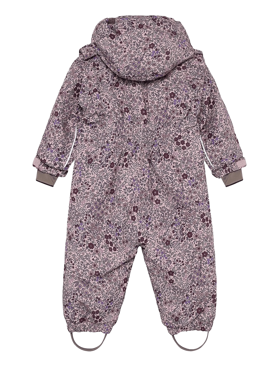 En Fant - Baby Snowsuit W. Frills - adobe rose - 1