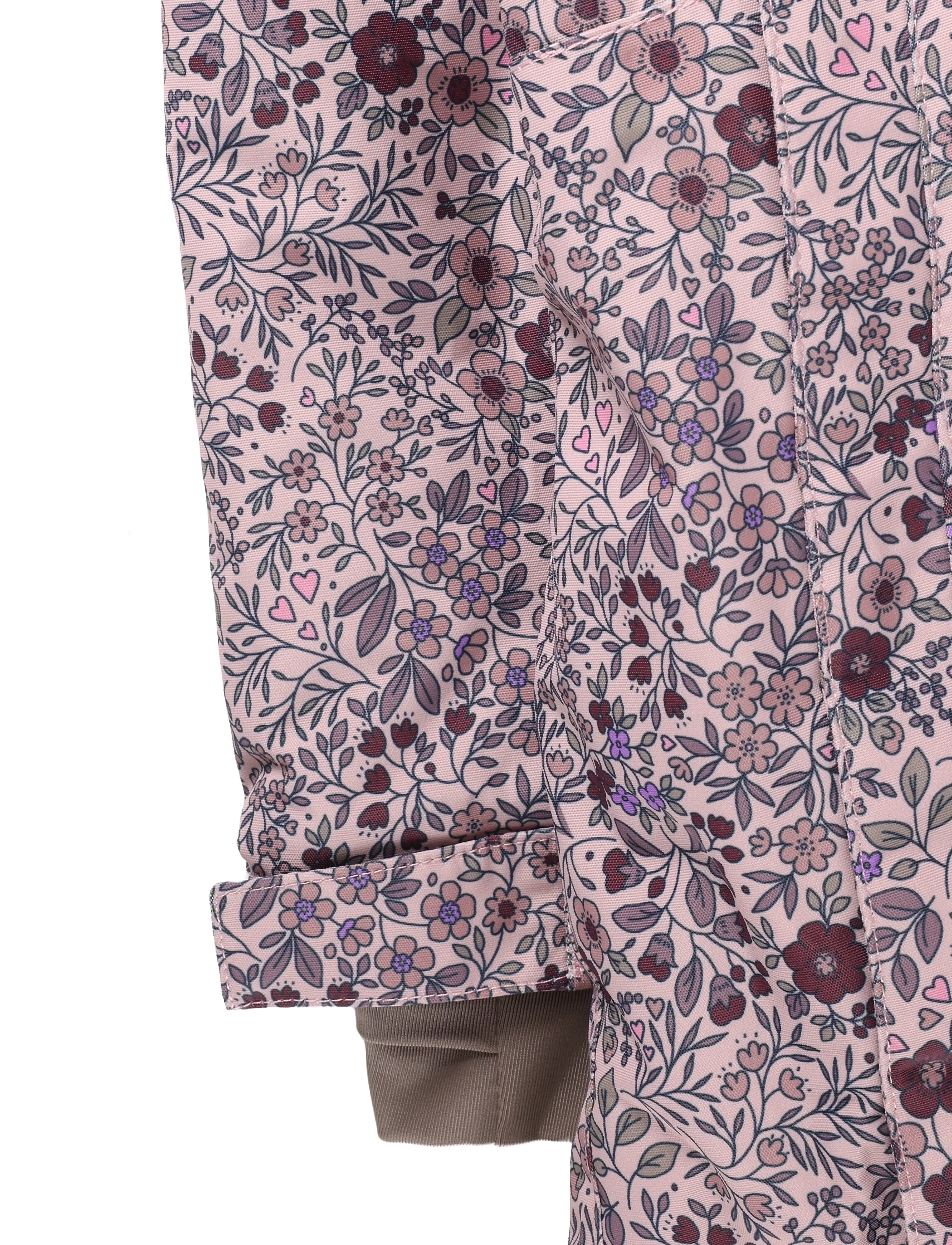 En Fant - Baby Snowsuit W. Frills - adobe rose - 2