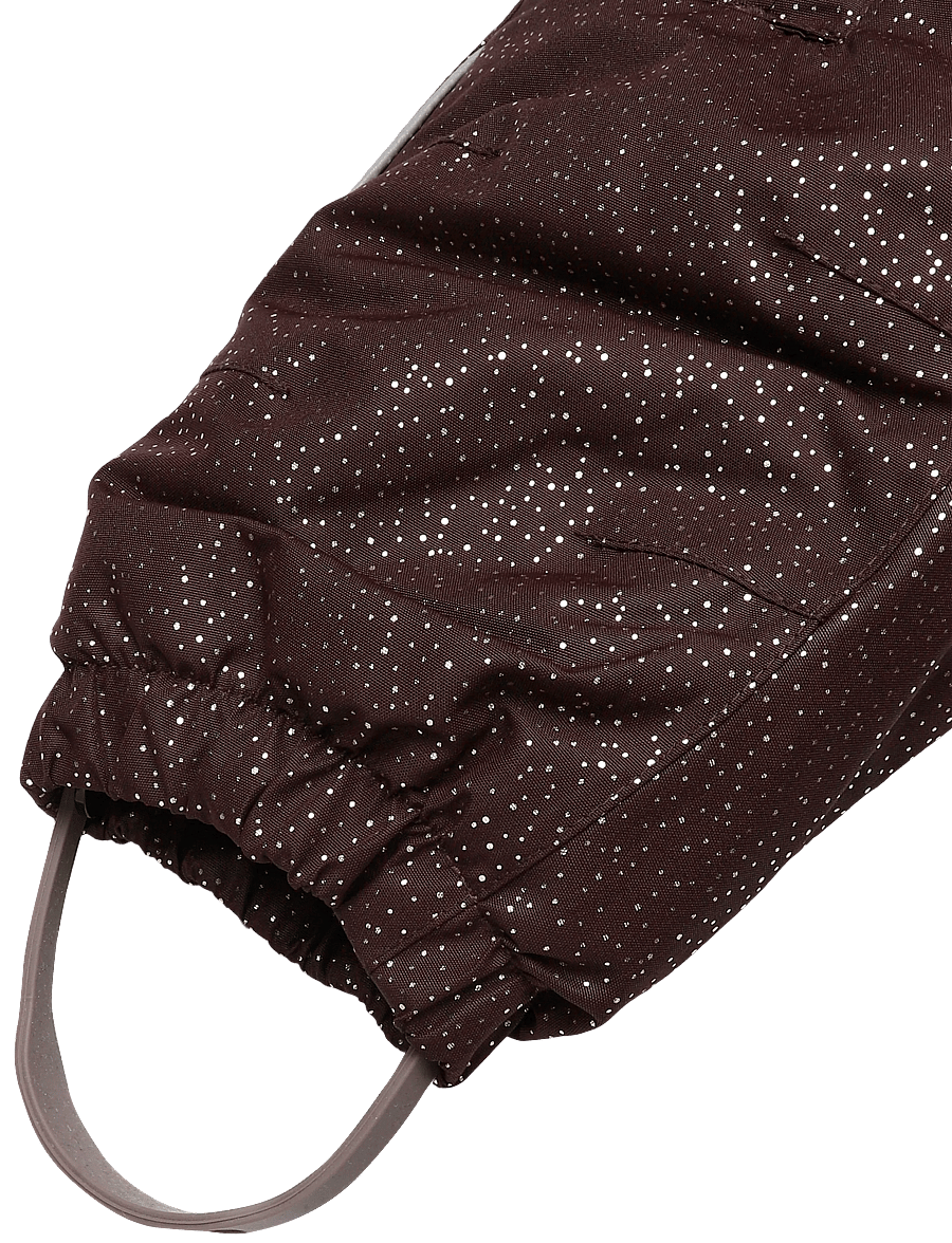 En Fant - Baby Snowsuit W. Frills - talvekombed - coffee bean - 3