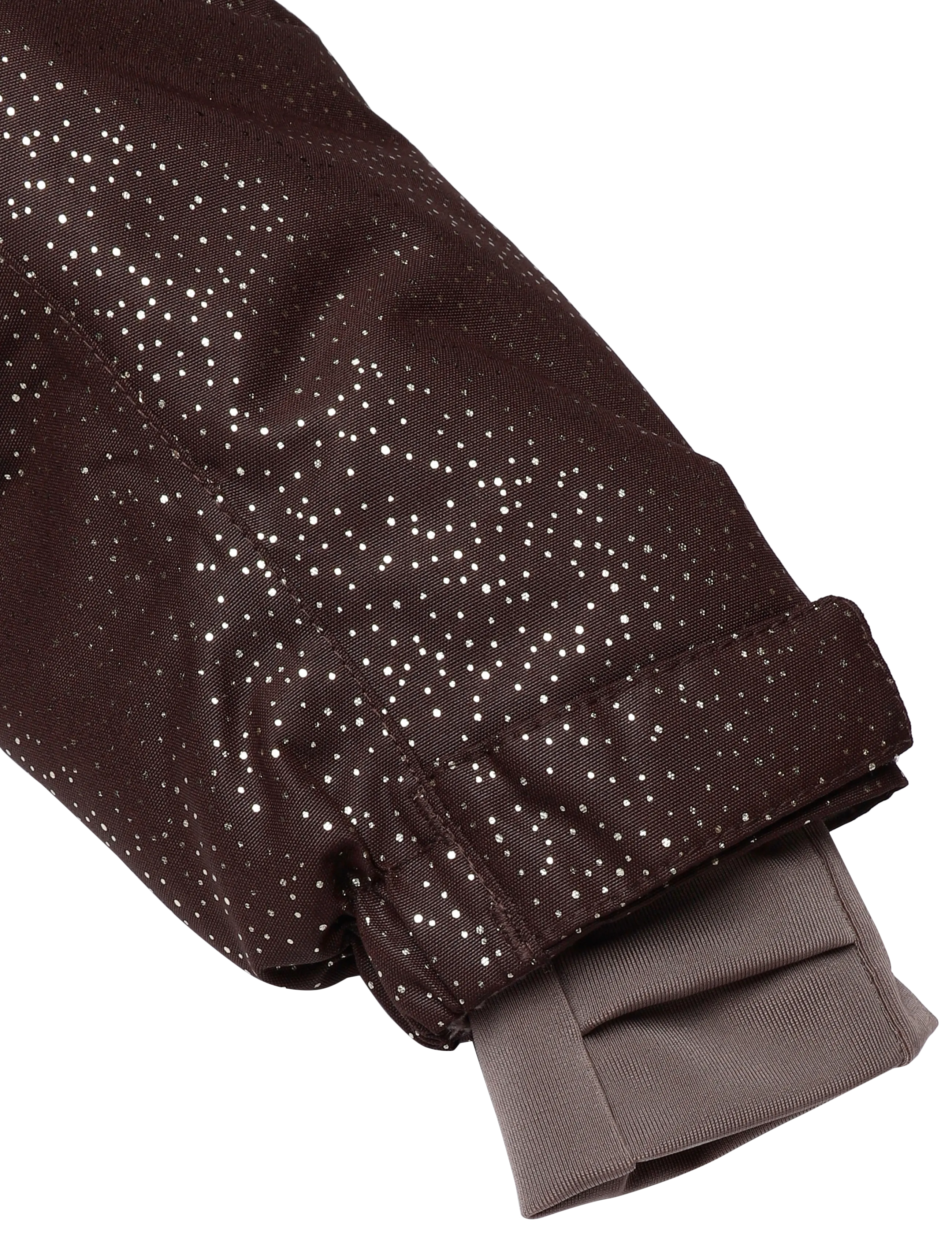 En Fant - Baby Snowsuit W. Frills - talvekombed - coffee bean - 4