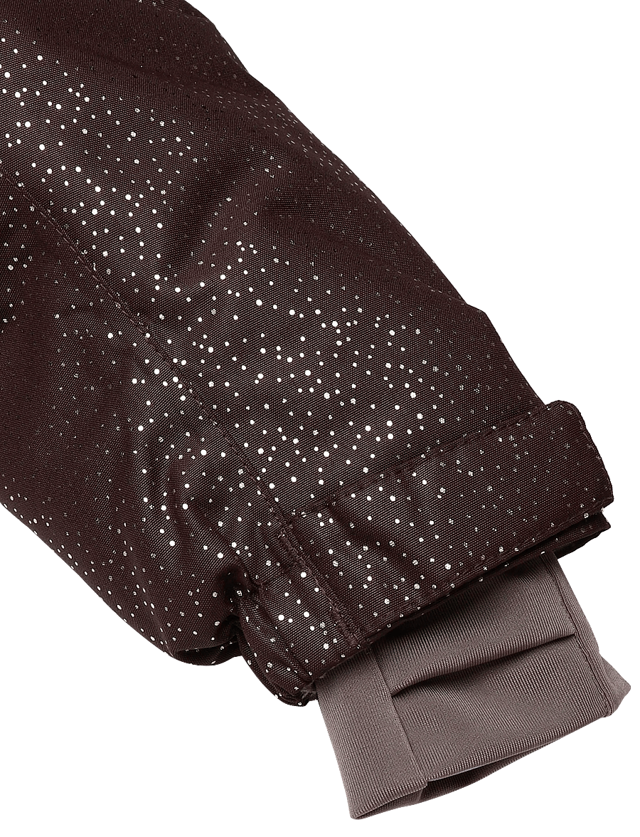 En Fant - Baby Snowsuit W. Frills - talvekombed - coffee bean - 4