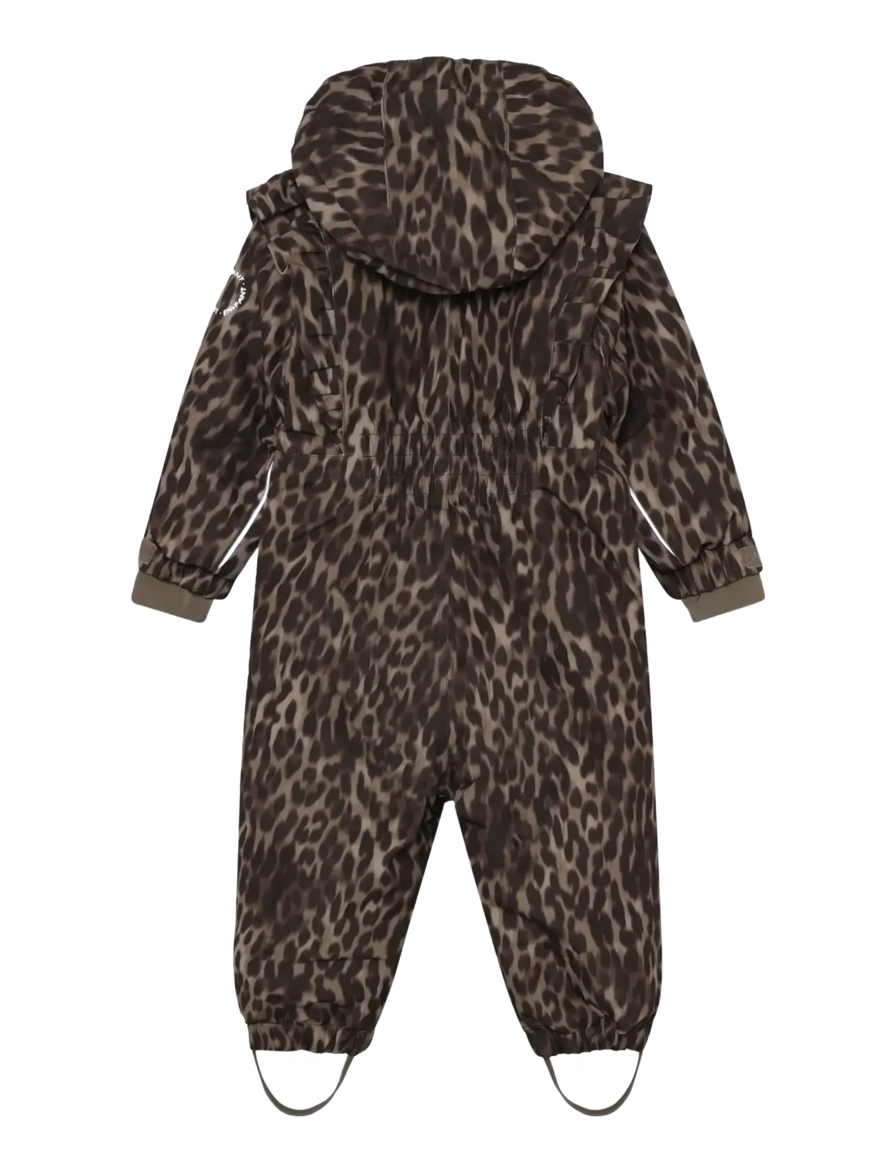 En Fant - Baby Snowsuit W. Frills - jacken & mäntel - pine bark - 2