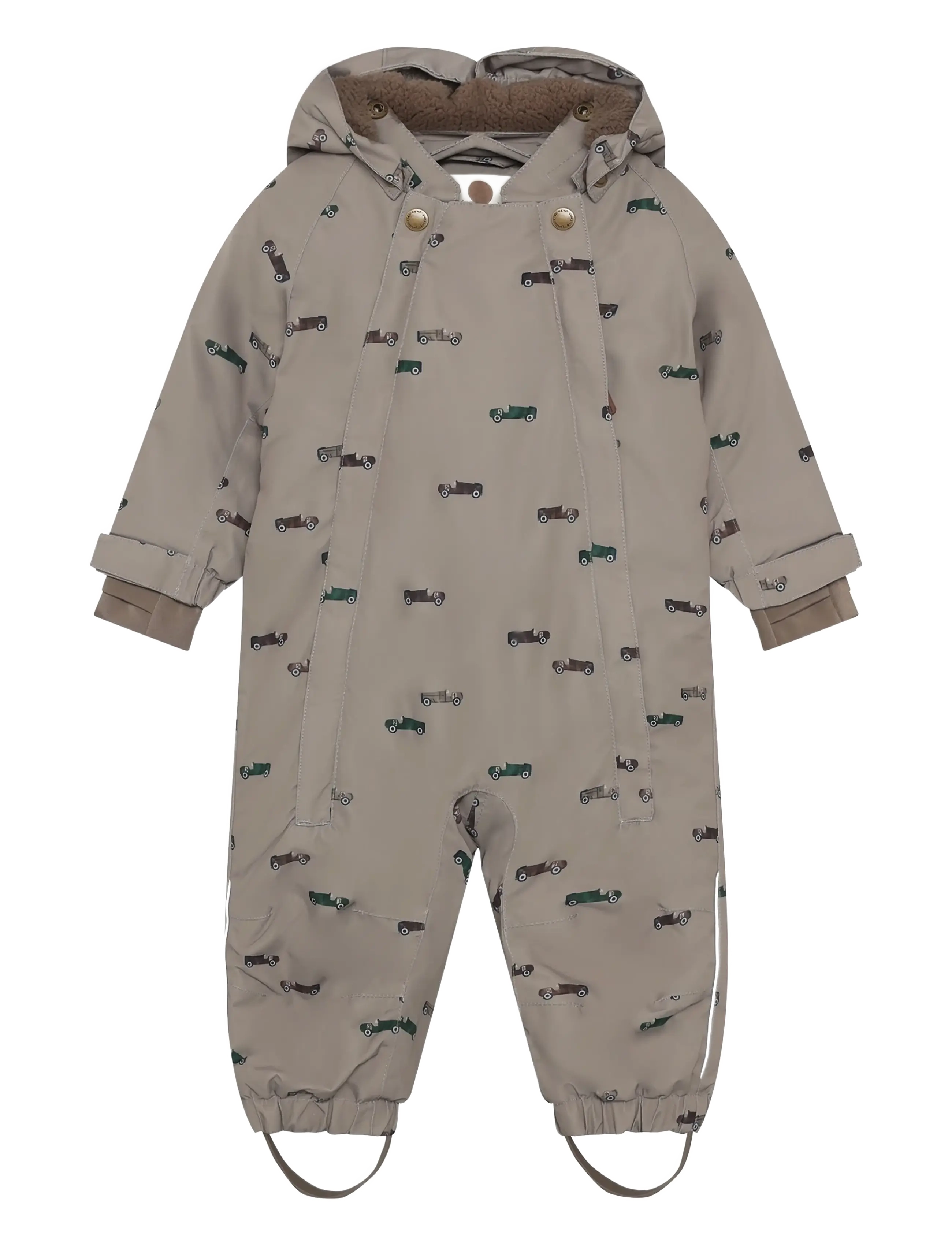 En Fant Baby Snowsuit AOP - Talvekombed - FUNGI / beige