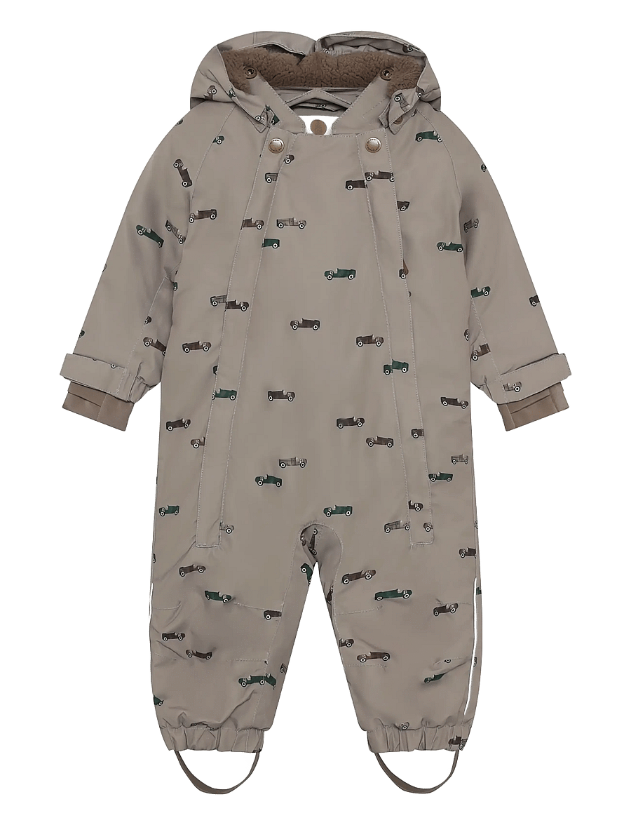 En Fant - Baby Snowsuit AOP - fungi - 1