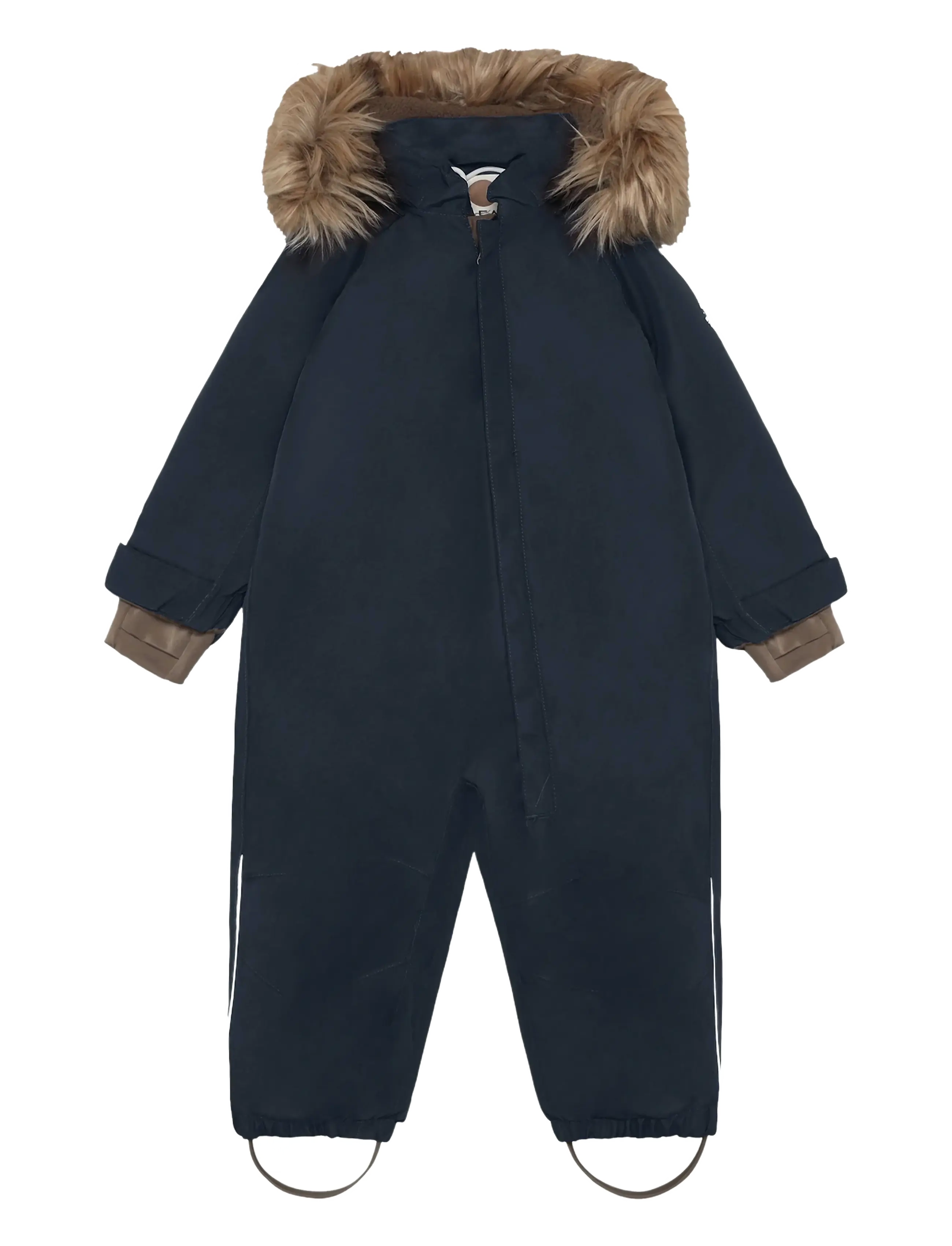 En Fant Baby Snowsuit W. Fake Fur - Kombinesoonid - PARISIAN NIGHT / navy