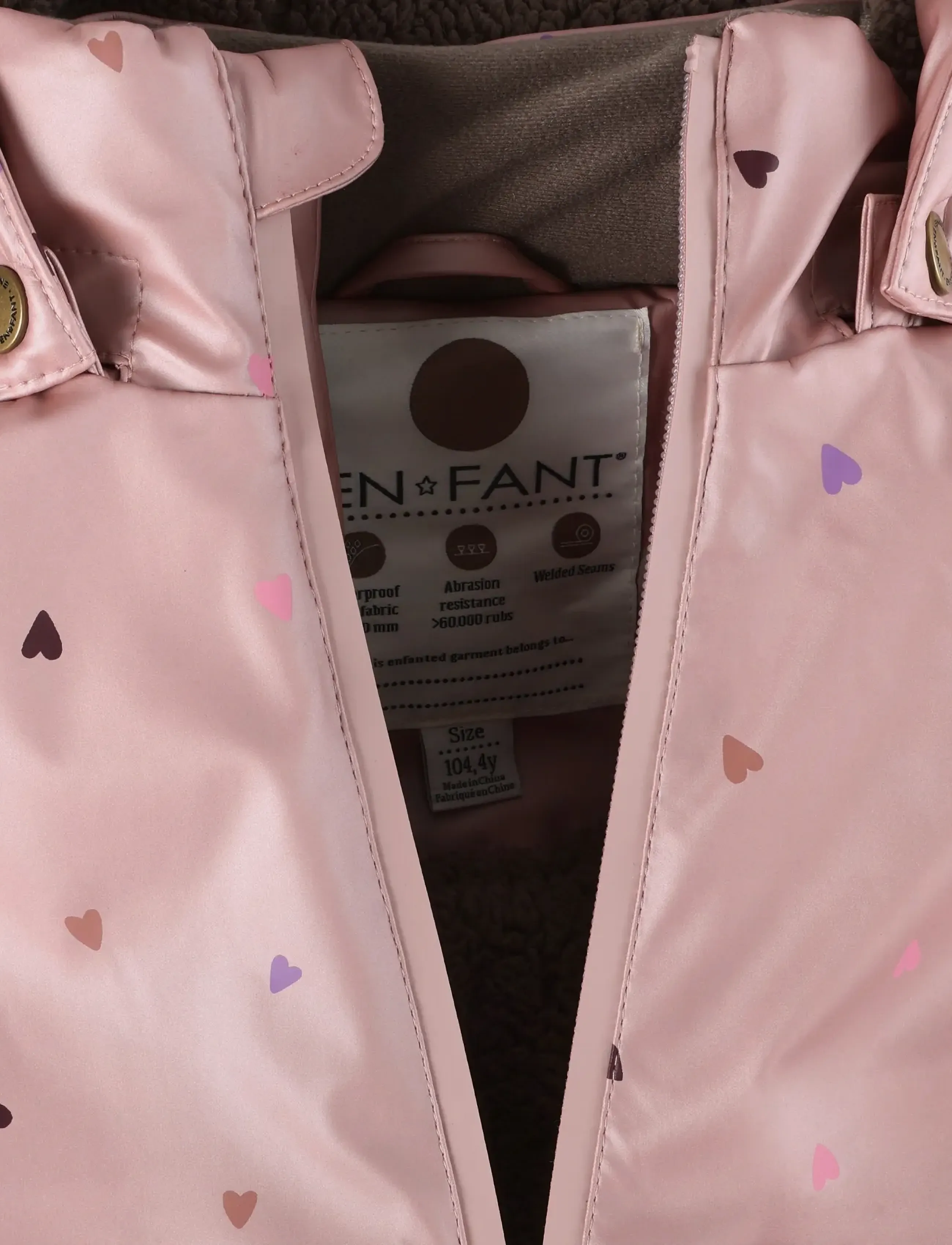En Fant - Wholesuit PU - regenschutzanzüge - adobe rose - 2