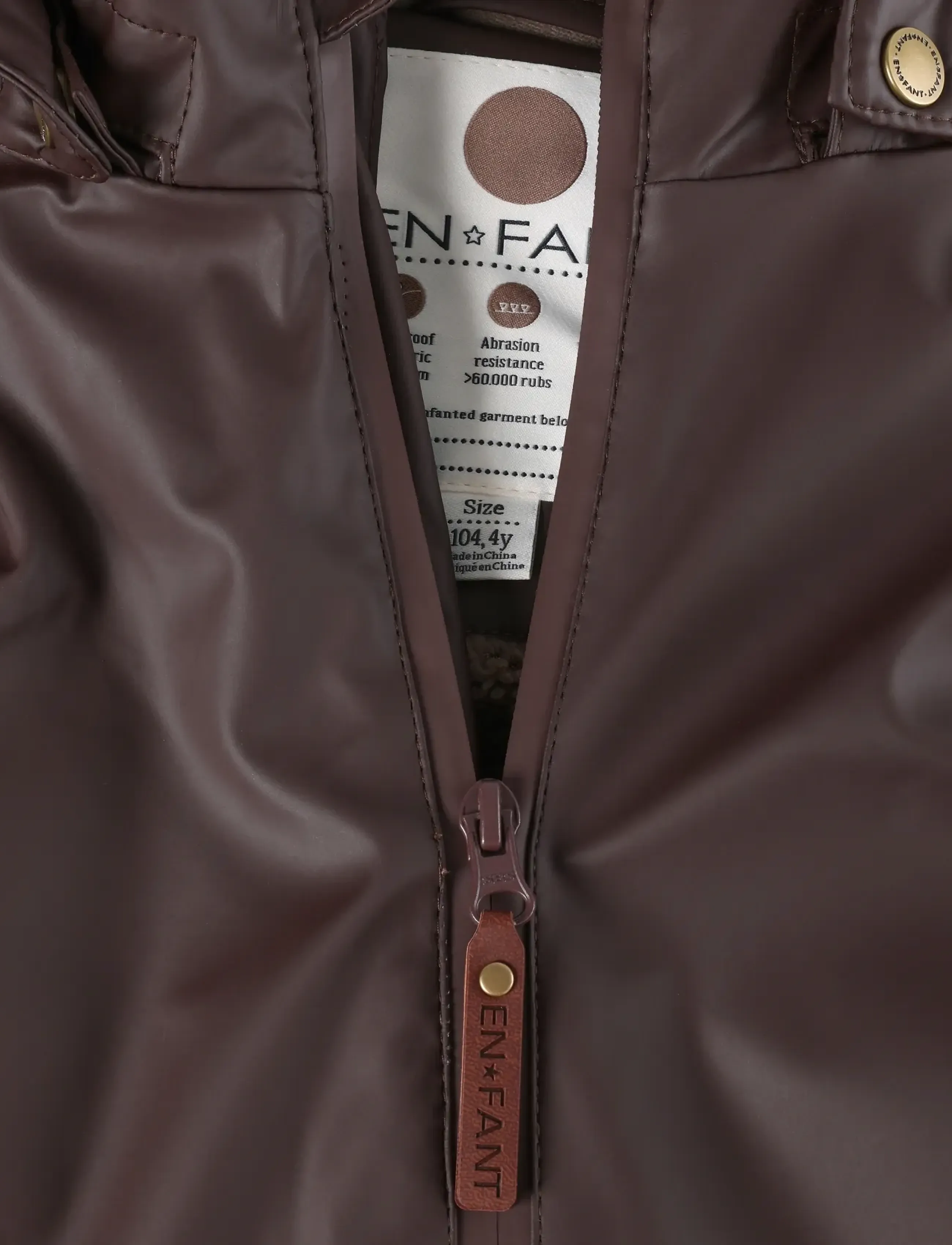 En Fant - Wholesuit PU - vihmakombed - coffee bean - 2