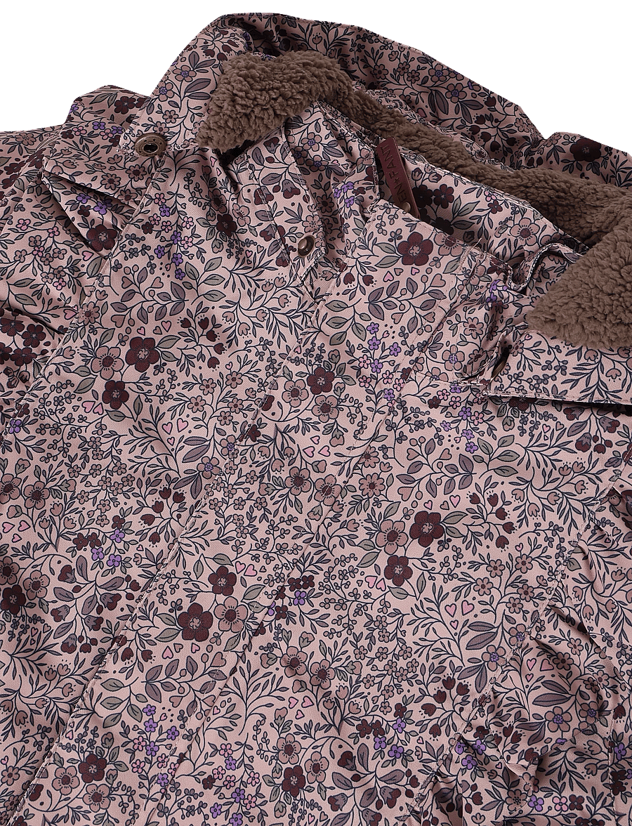 En Fant - Snowsuit W. Frills - vihmakombed - adobe rose - 2